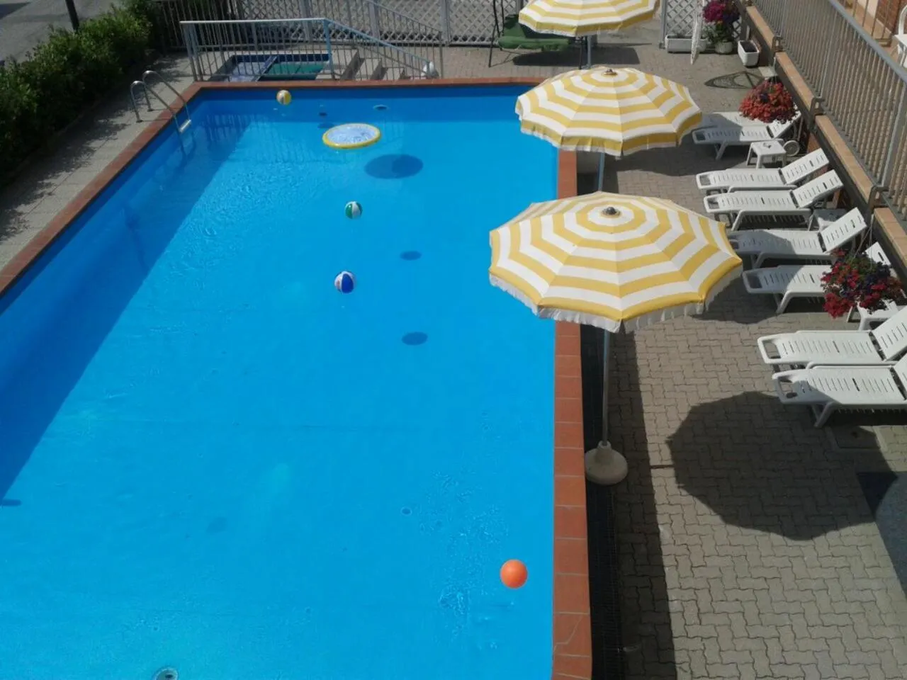 Pool view in HOTEL OTELLO