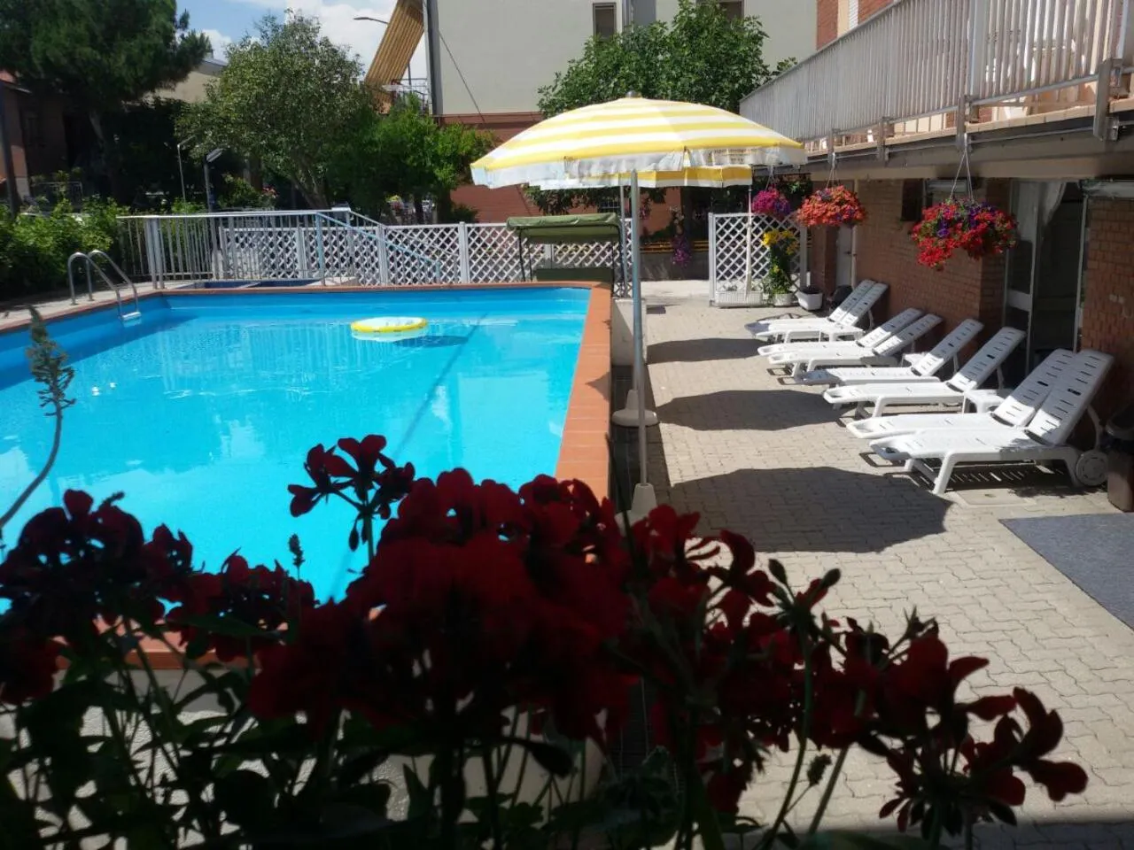 Pool view in HOTEL OTELLO