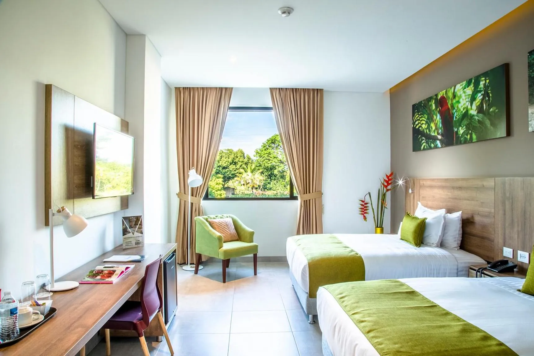 Bed in Hotel Pance 122 Wellness Spa