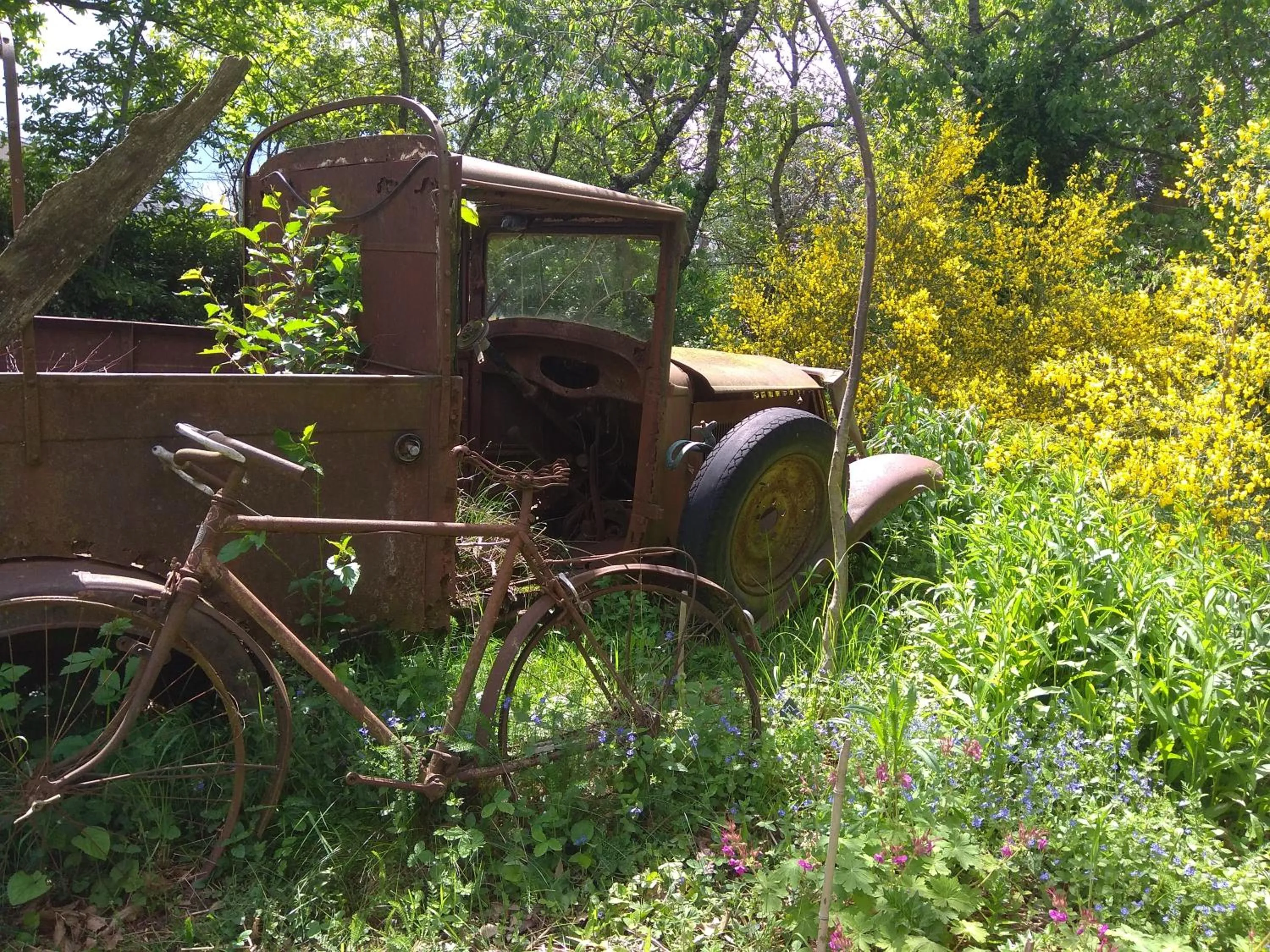 Decorative detail in La Ferme Les Mamours