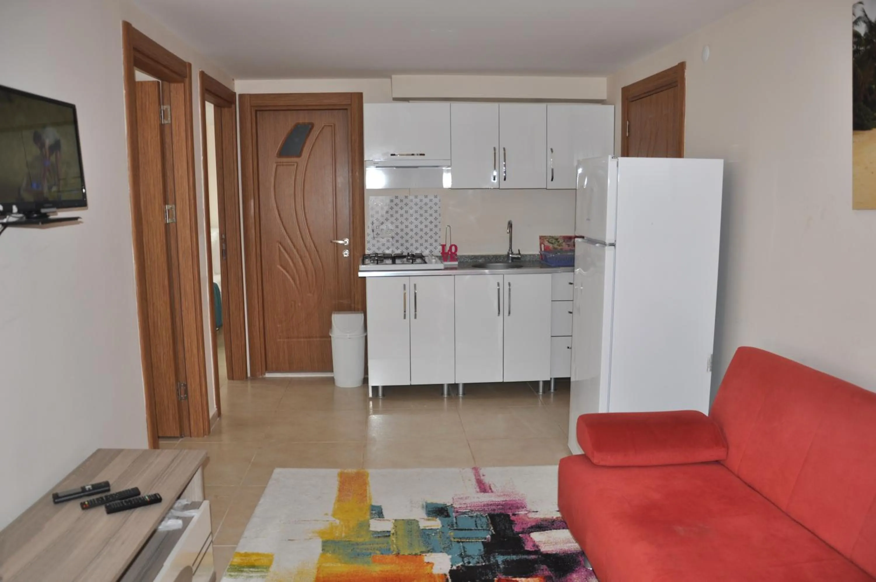 Kitchen or kitchenette in Neoss Boutique Hotel