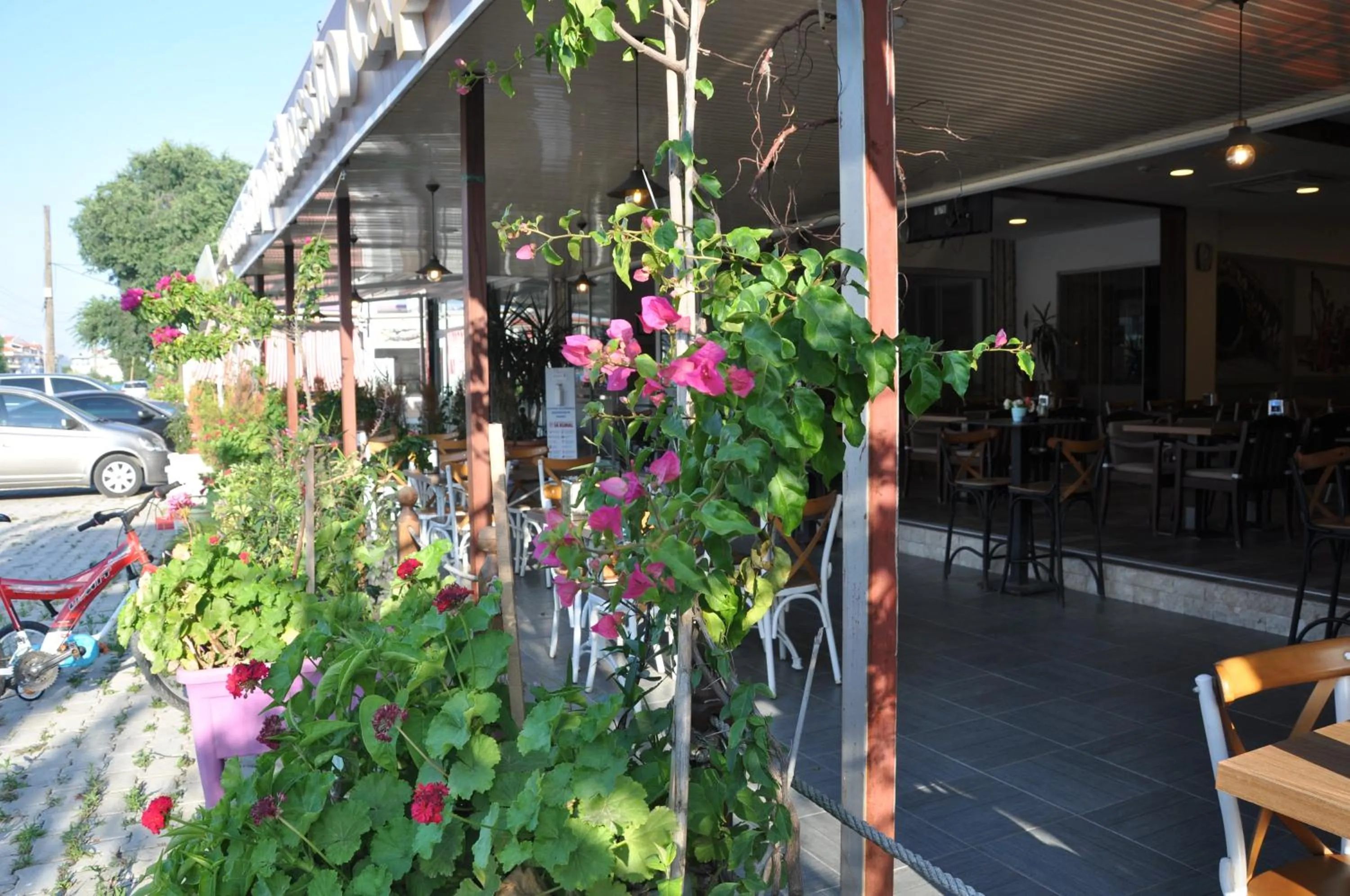 Garden view in Neoss Boutique Hotel