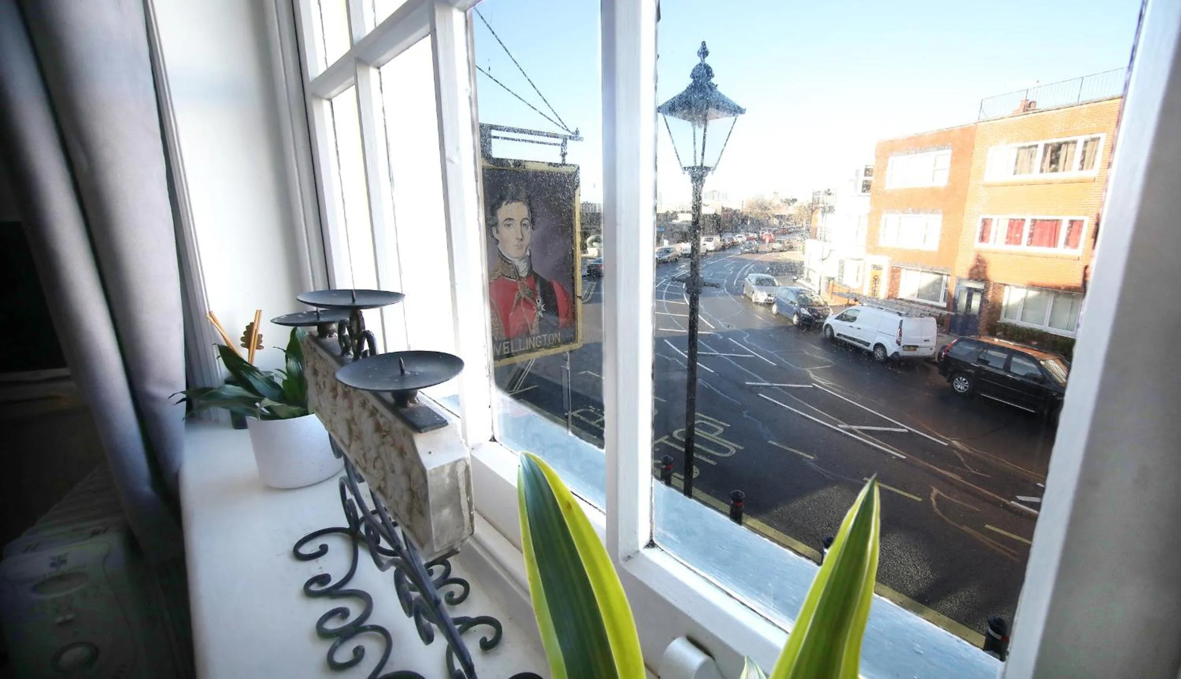 City view in The Wellington Restaurant and Bar