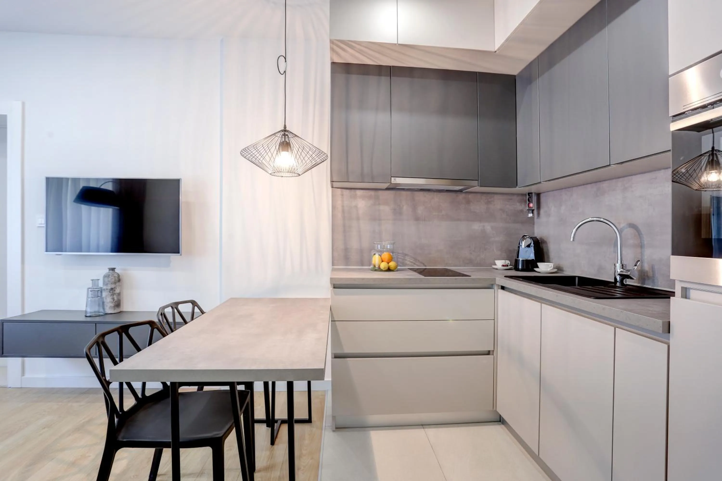 Kitchen or kitchenette in Apartments HUGO 2