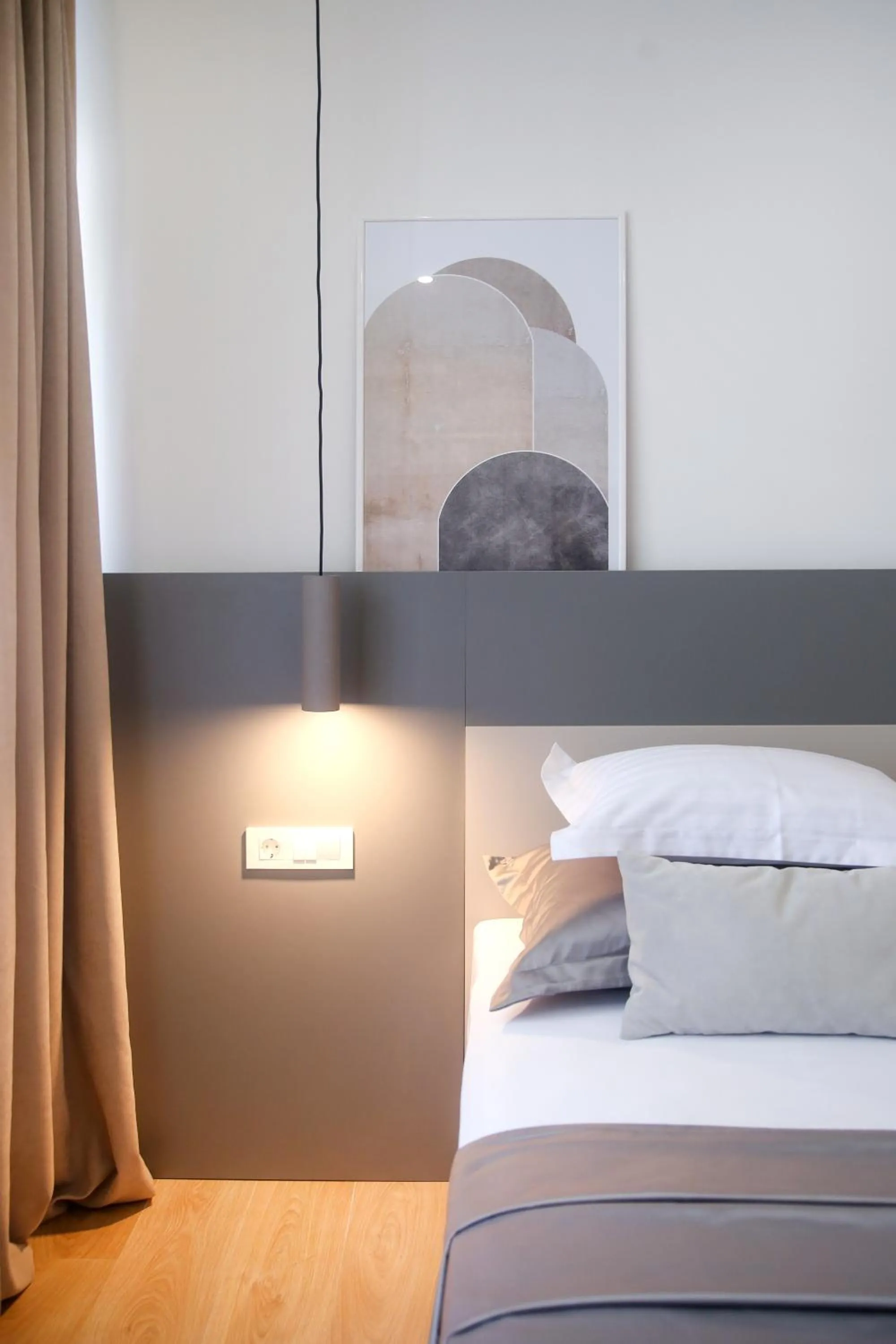 Bedroom, Bed in Apartments HUGO 2
