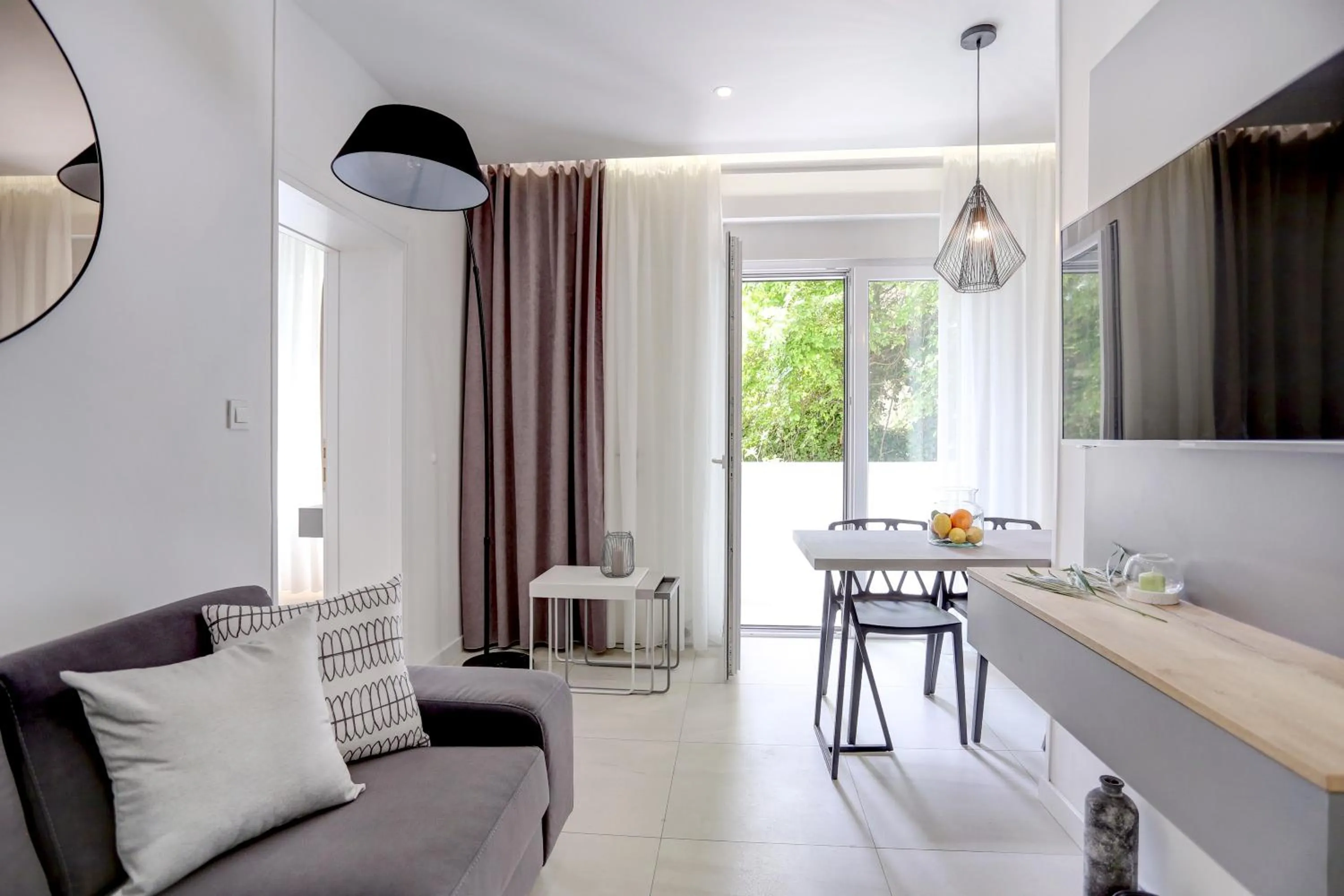 Seating area in Apartments HUGO 2