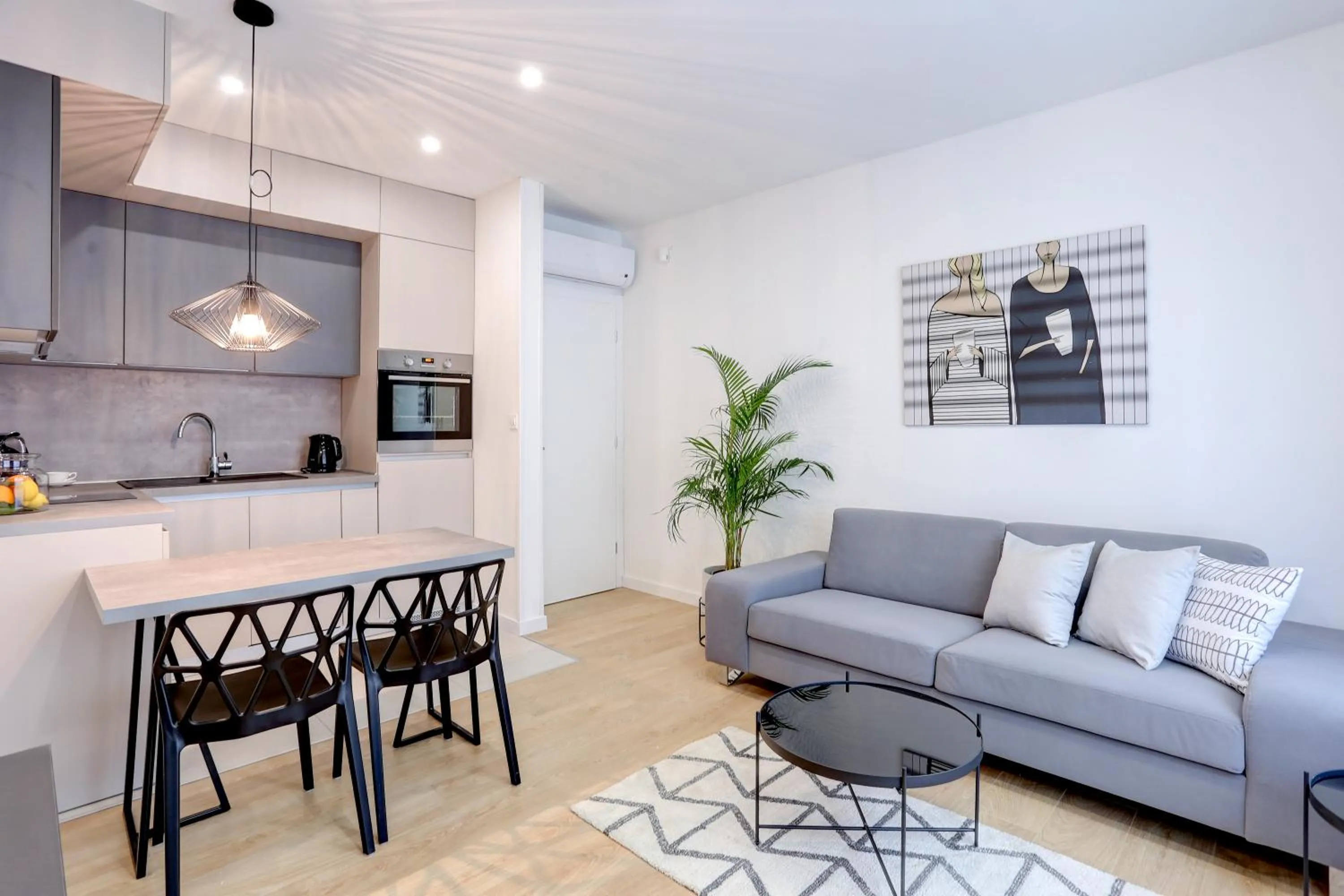 Seating area in Apartments HUGO 2