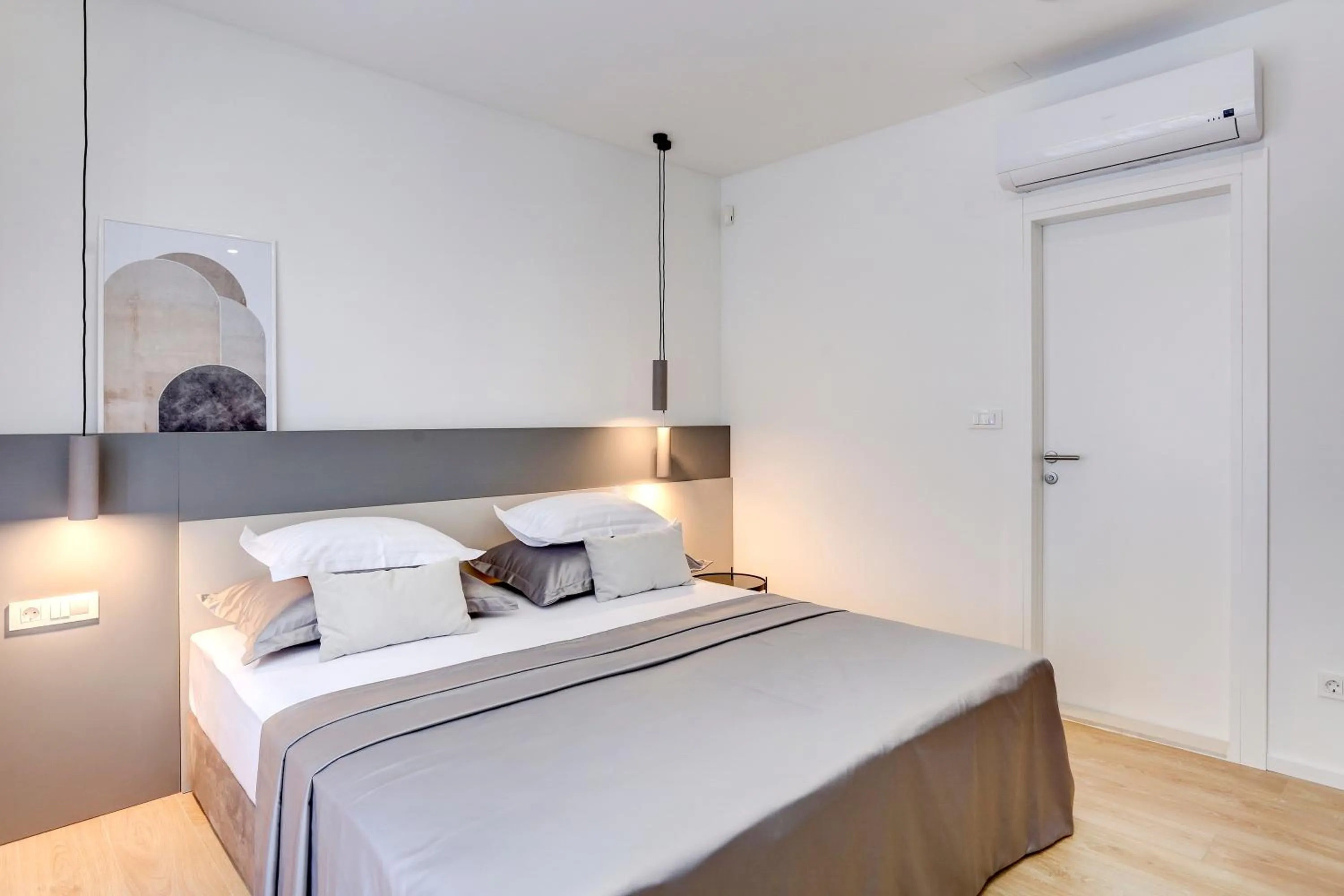 Bedroom, Bed in Apartments HUGO 2