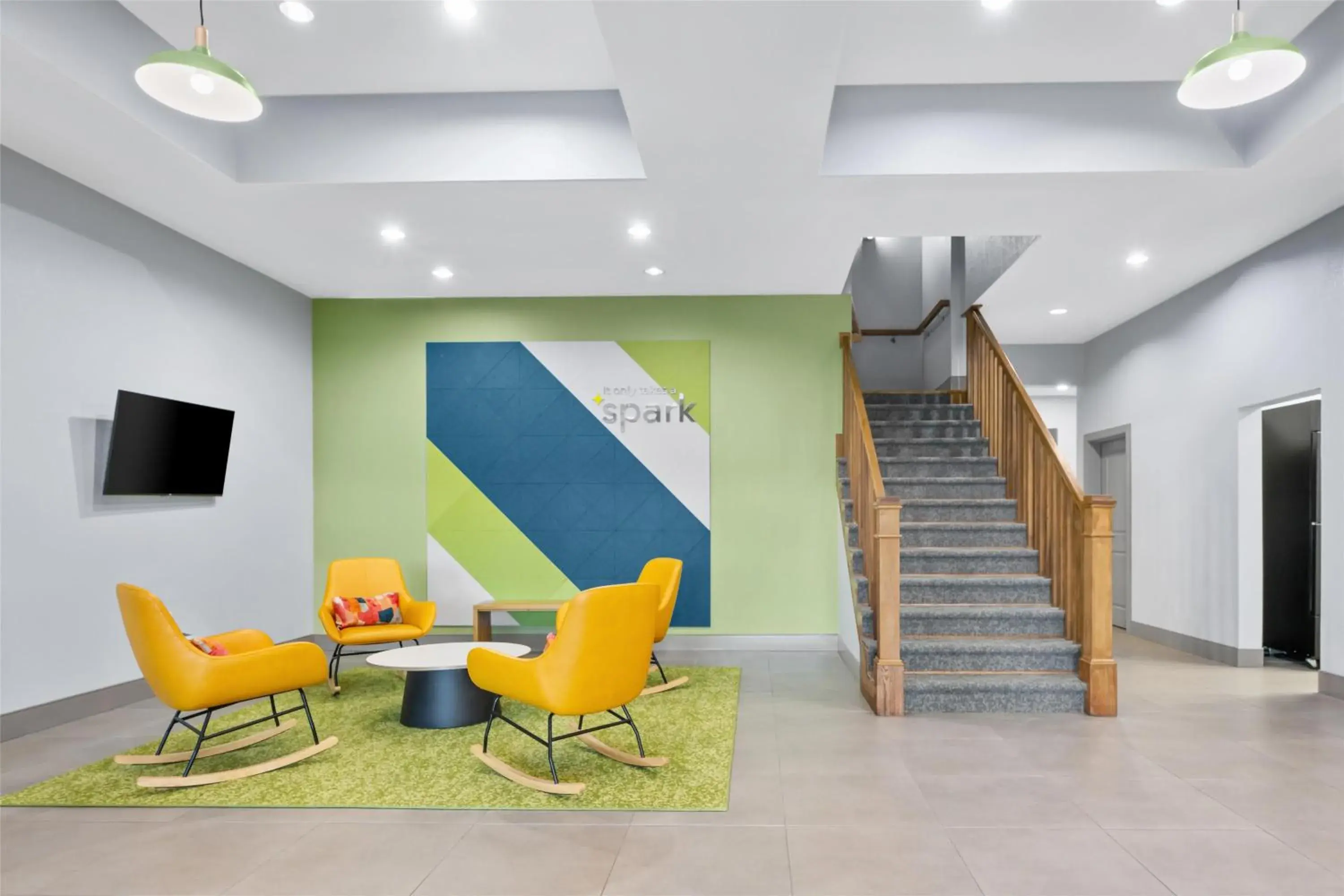 Lobby or reception in Spark by Hilton Homewood Birmingham Lobby or reception in Spark by Hilton Homewood Birmingham