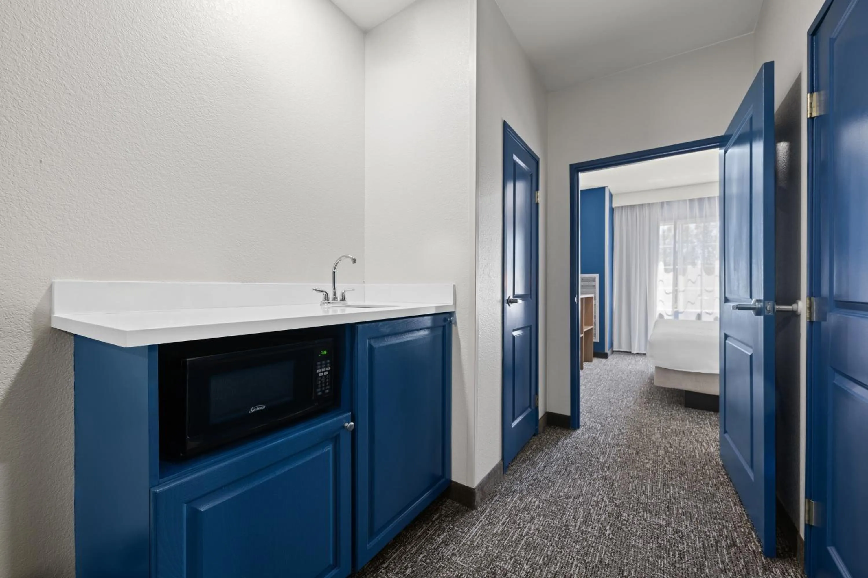 Living room, Bed in Spark by Hilton Homewood Birmingham