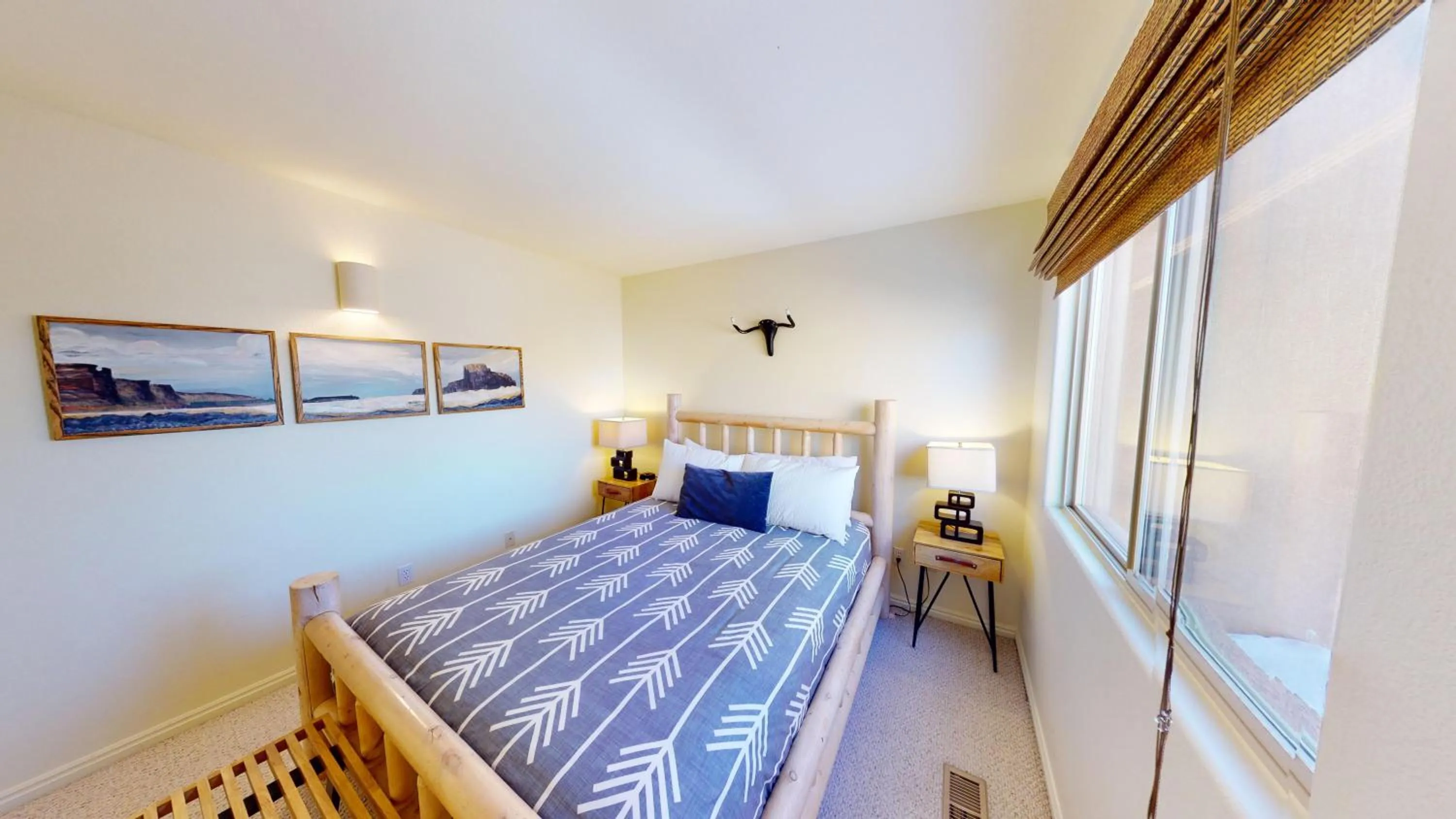 Bed in Steel Bender Retreat #3293