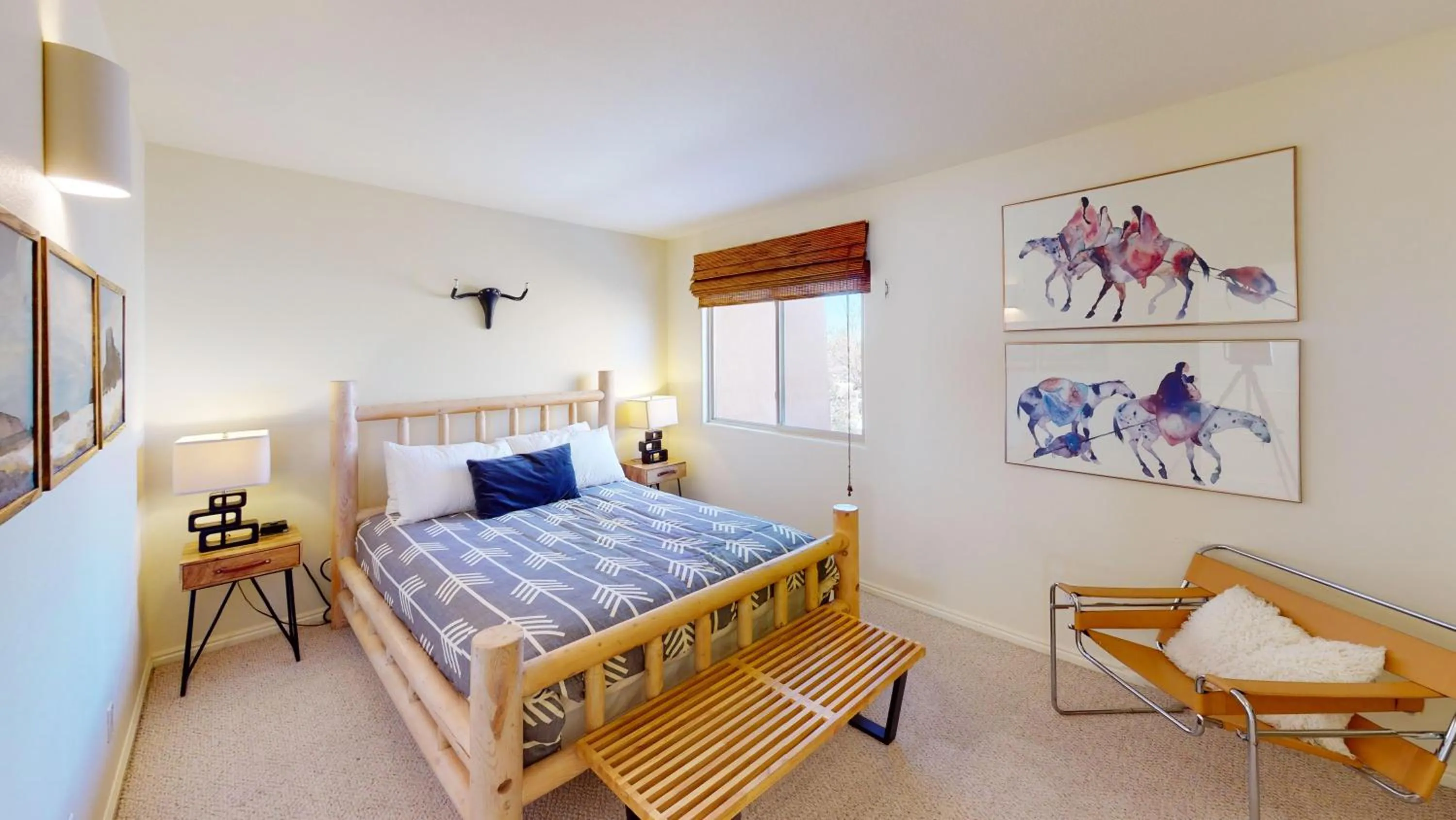 Bed in Steel Bender Retreat #3293