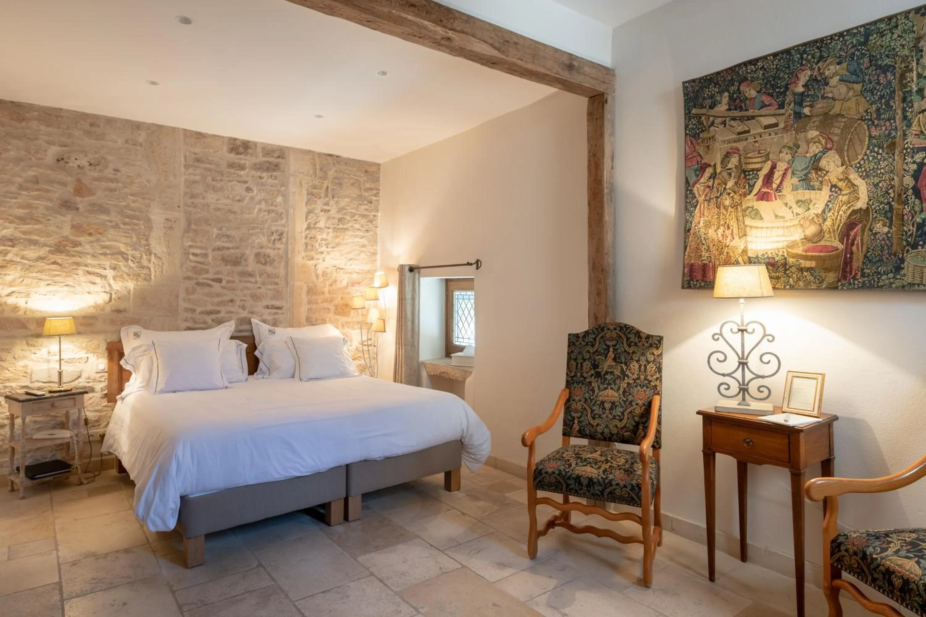 Photo of the whole room, Bed in Abbaye de Maizières