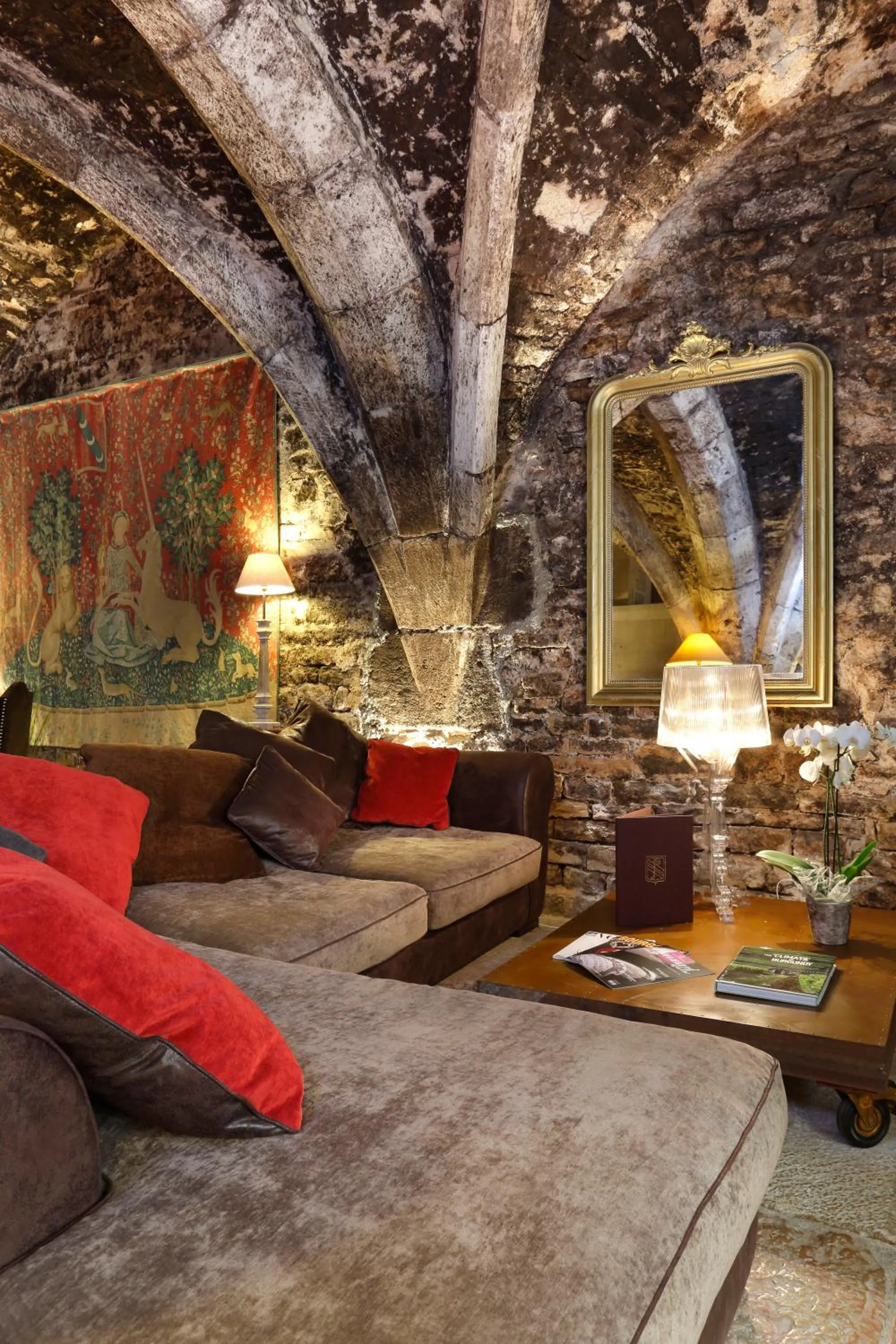 Living room in Abbaye de Maizières