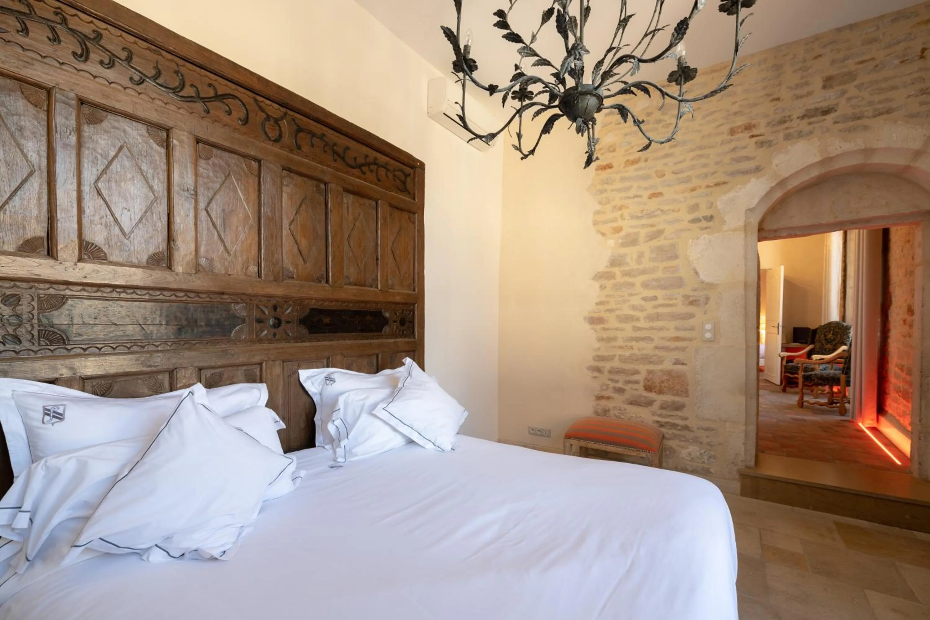 Bedroom, Bed in Abbaye de Maizières