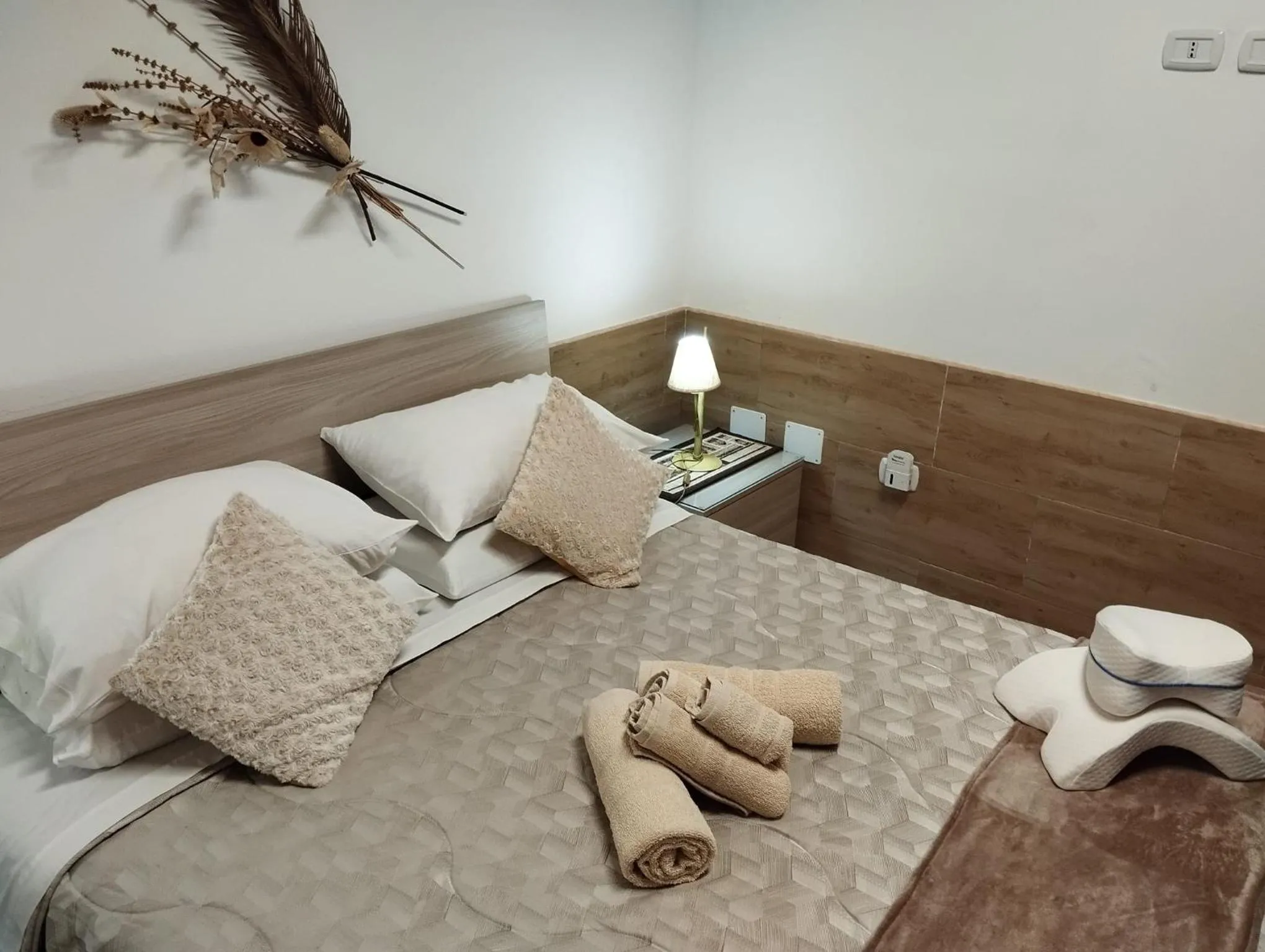 Bedroom, Bed in Affittacamere Vicino al Porto