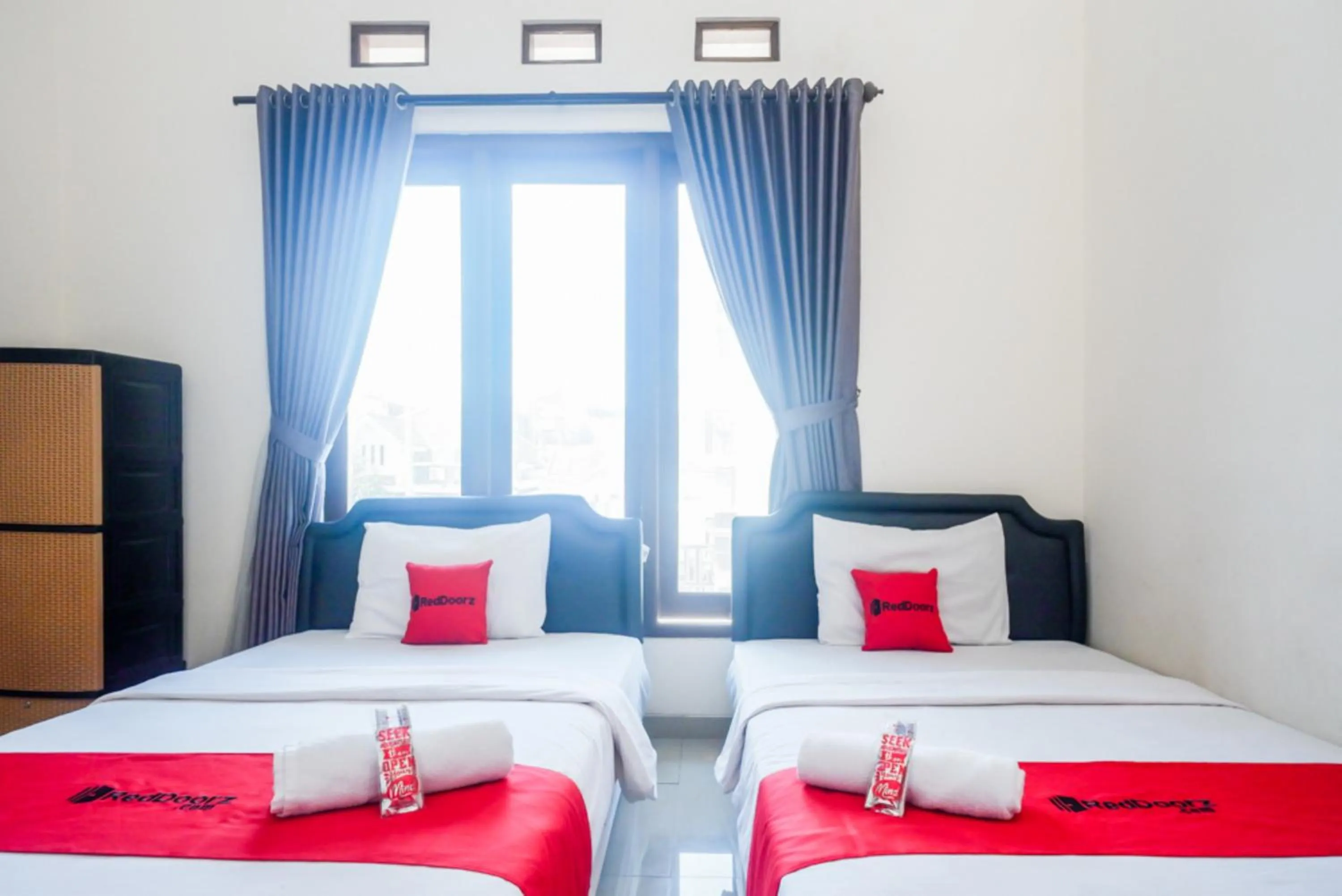 Bed in ReDdoorz At Mahameru Residence Yogyakarta