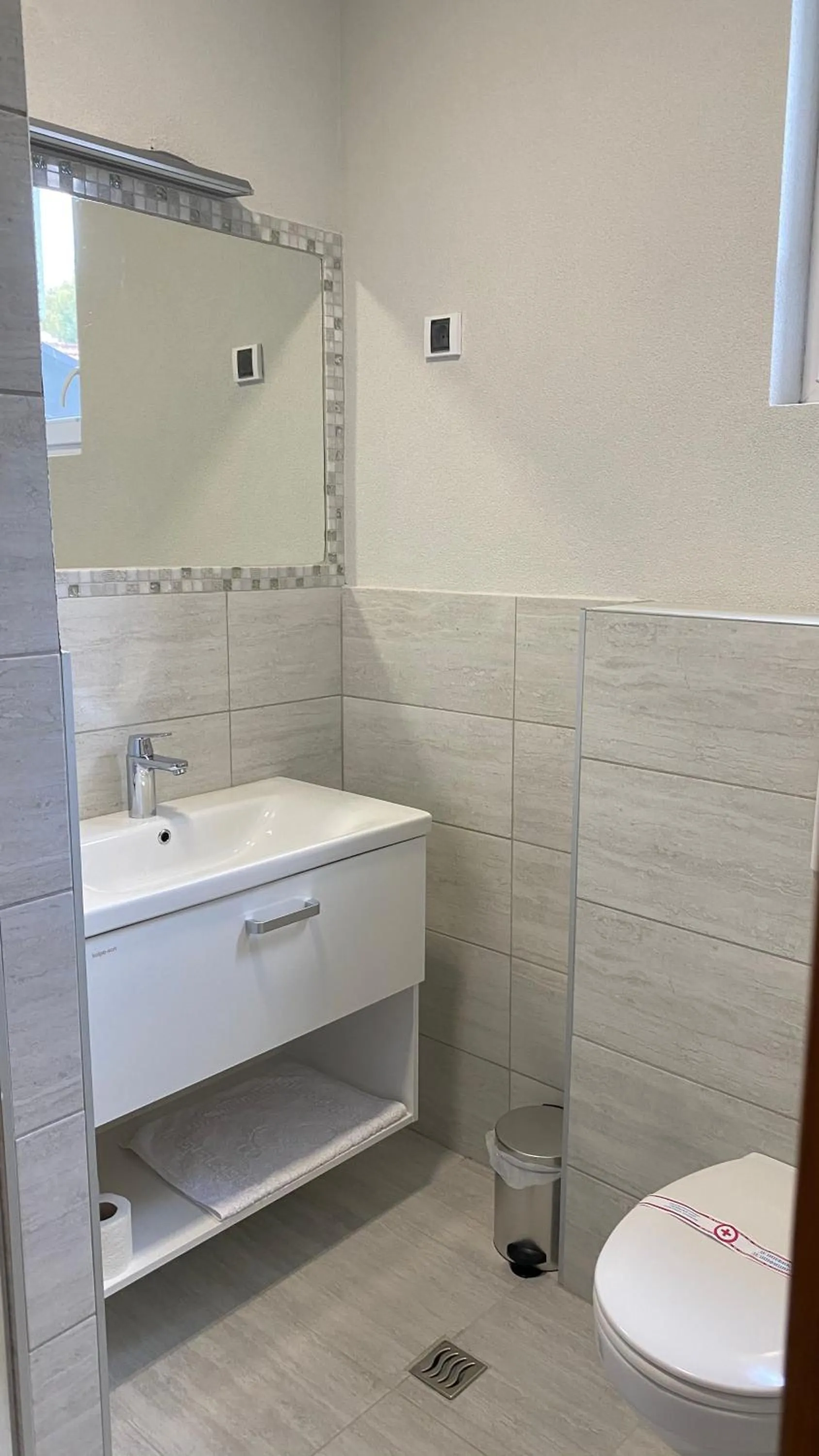 Bathroom in Hotel Olimpija plus