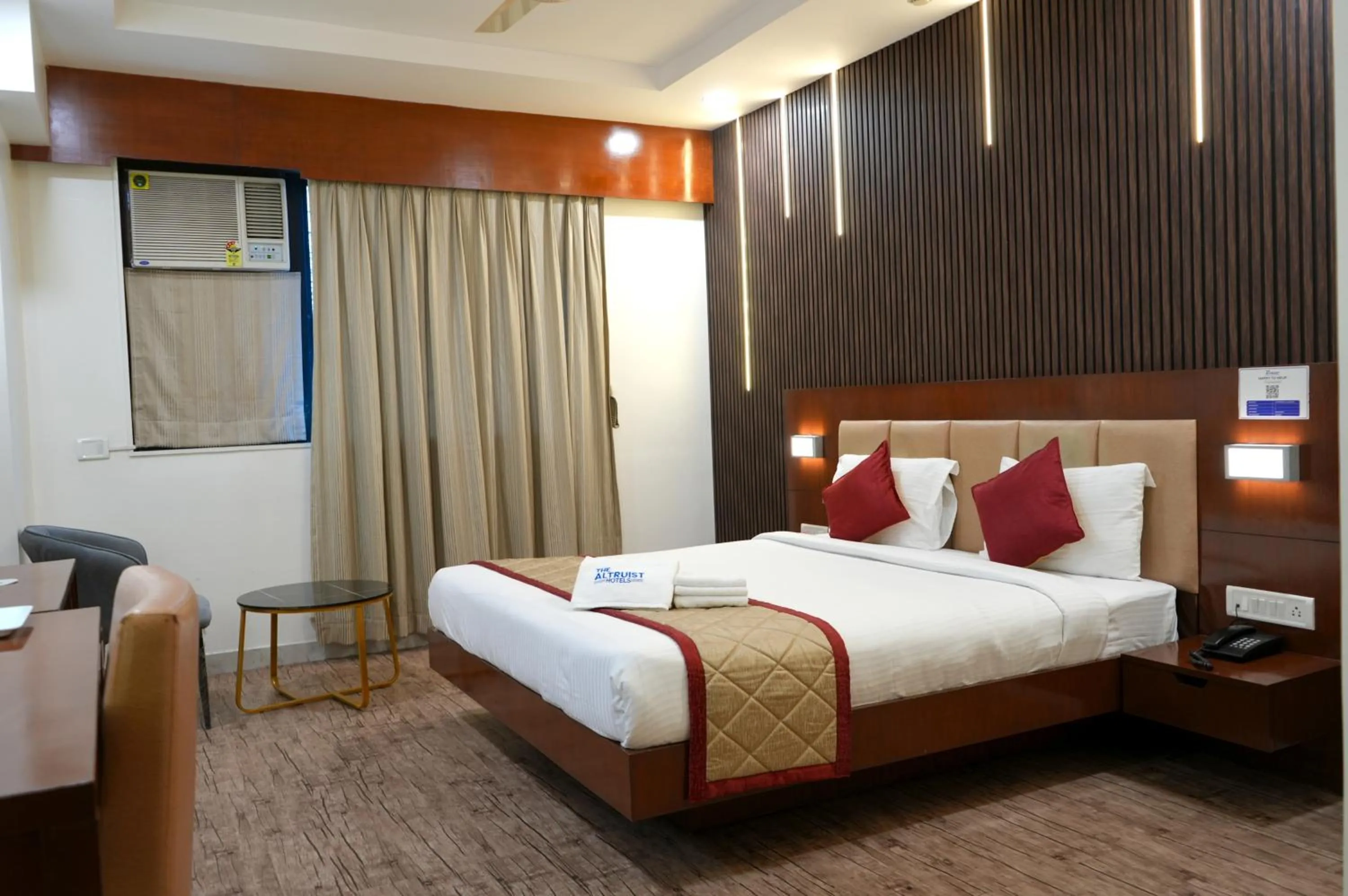 Bedroom, Bed in The Altruist Hotel Navi Mumbai-1