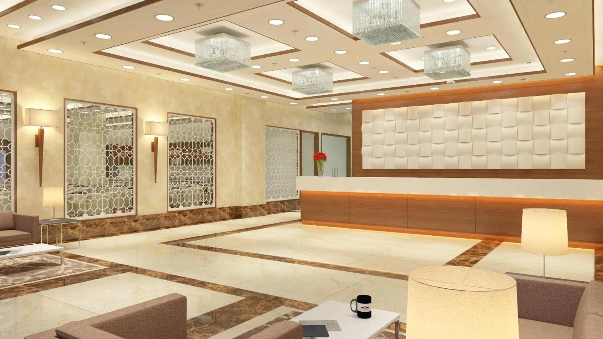 Lobby or reception in The Altruist Hotel Navi Mumbai-1