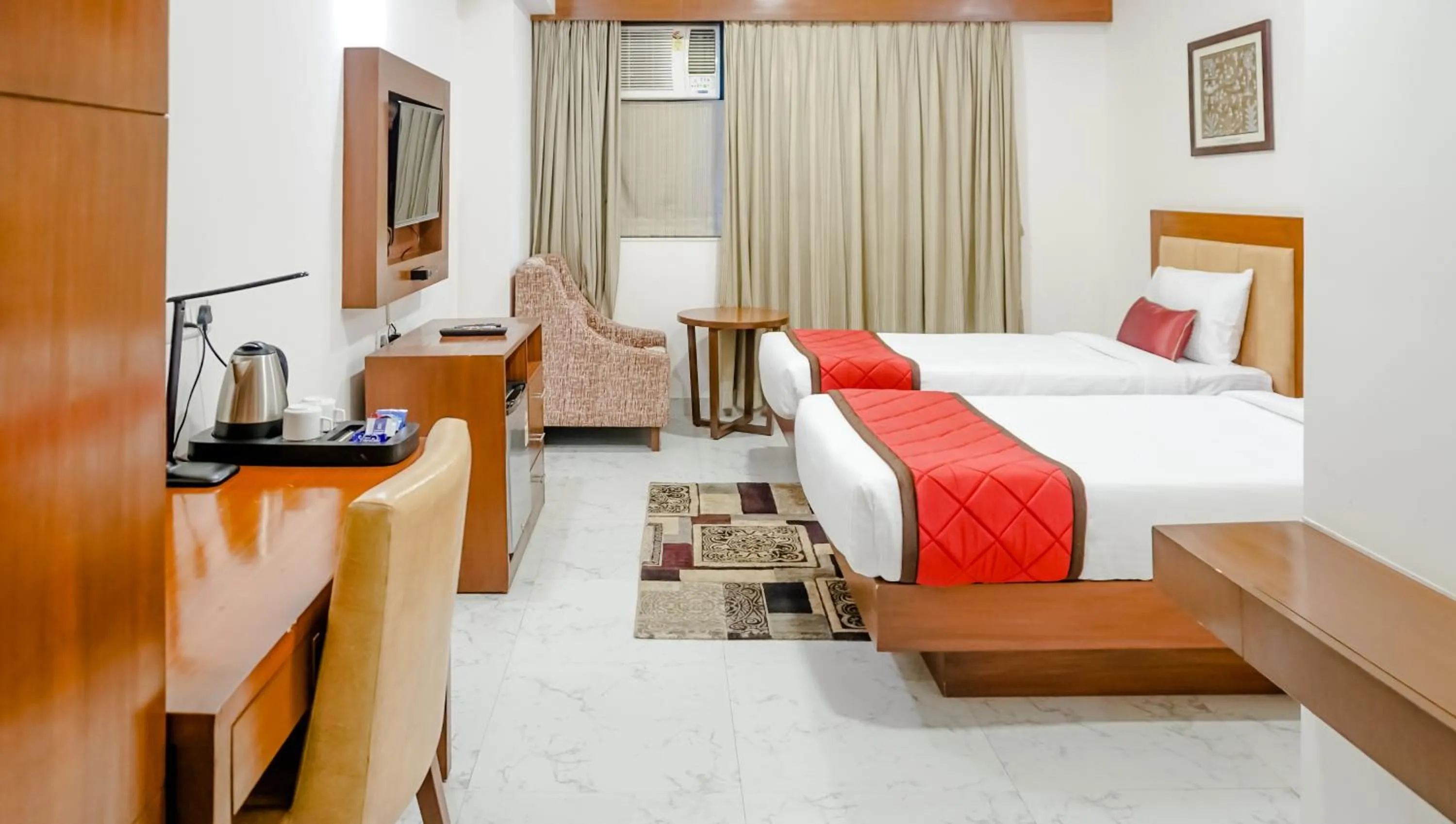 Bedroom, Bed in The Altruist Hotel Navi Mumbai-1