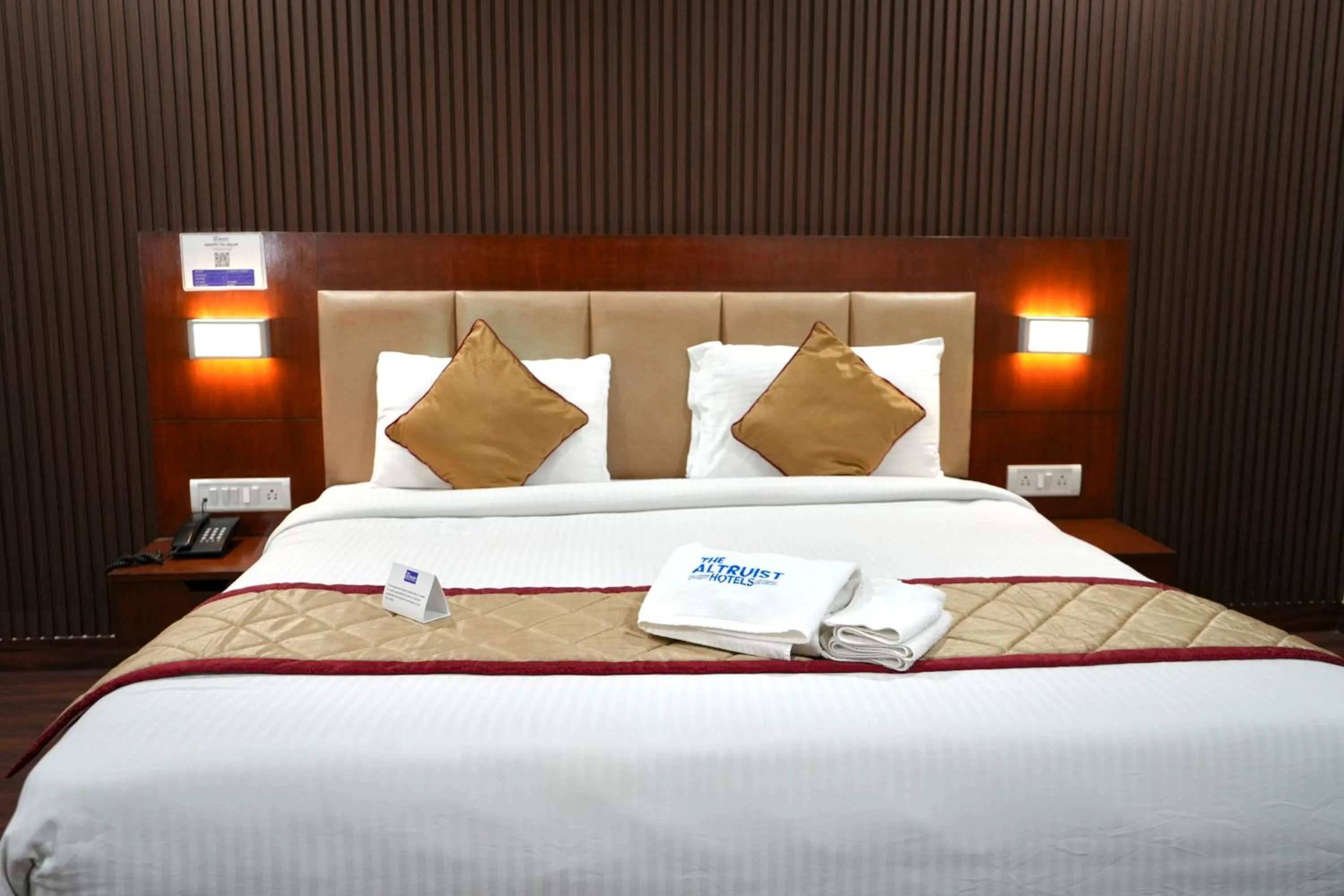 Bed in The Altruist Hotel Navi Mumbai-1