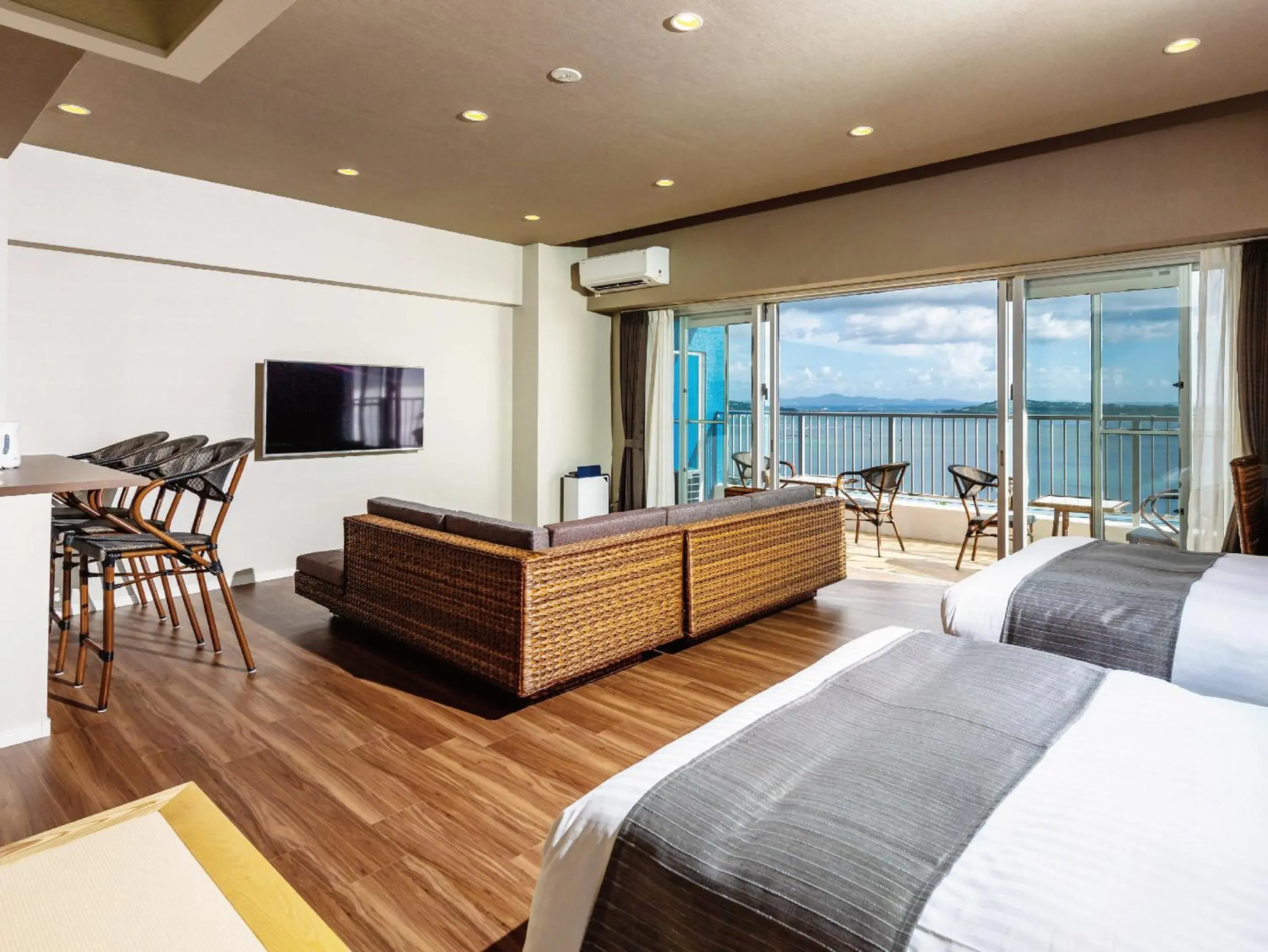 Living room, Bed in Sunset Resort Canphou Living room, Bed in Sunset Resort Canphou