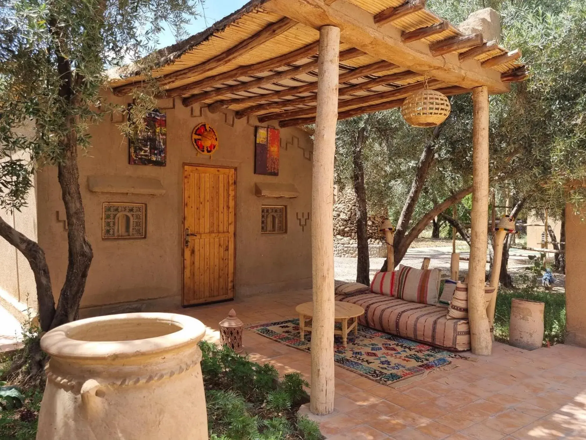 Triple Room with Private Bathroom in Eco-Ferme Tamalait Skoura Triple Room with Private Bathroom in Eco-Ferme Tamalait Skoura