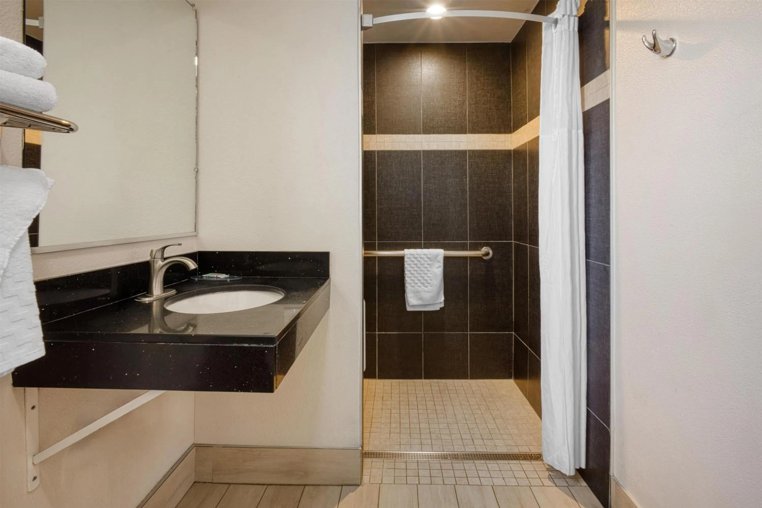 Bathroom in SureStay Hotel by Best Western San Rafael