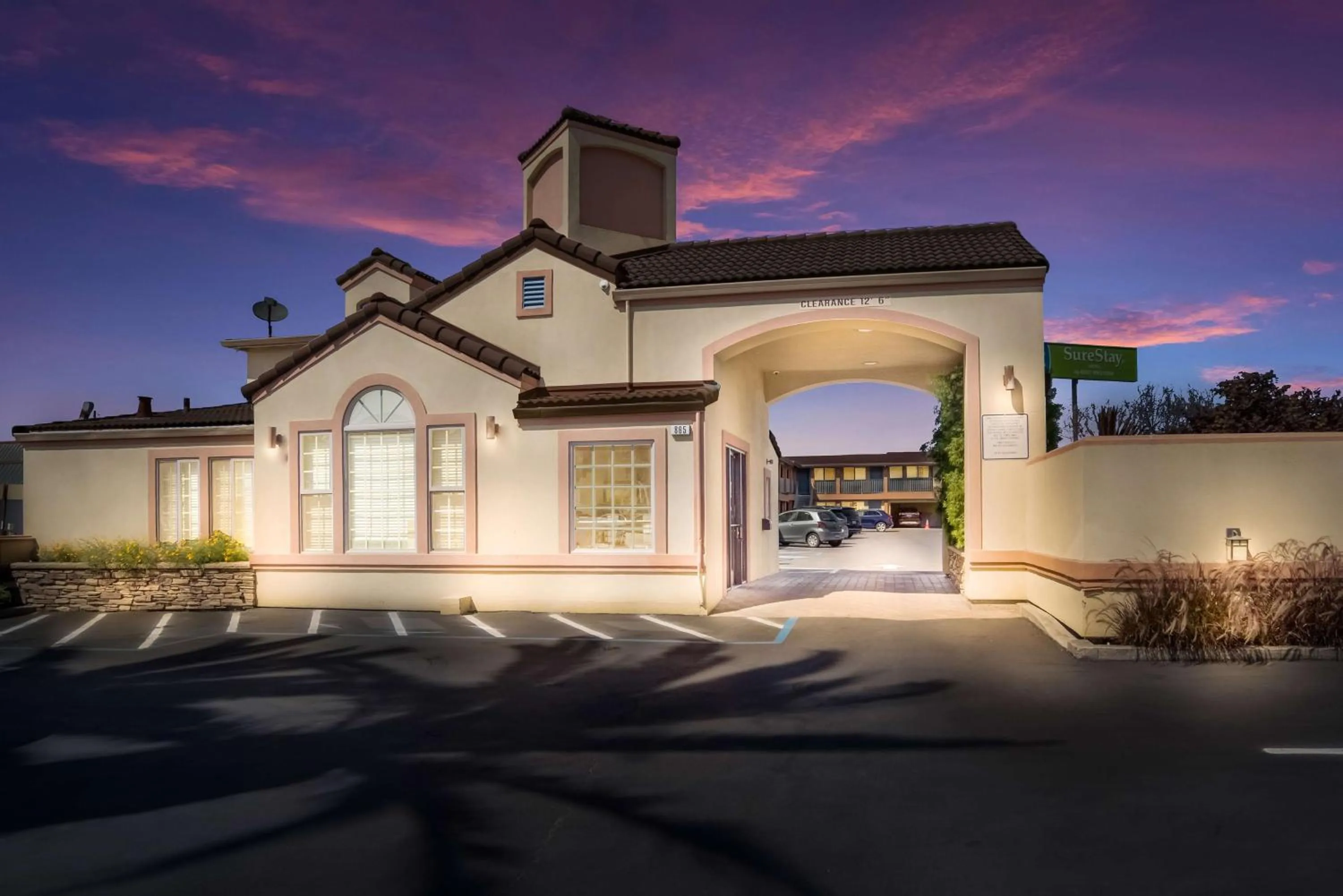 Property building in SureStay Hotel by Best Western San Rafael