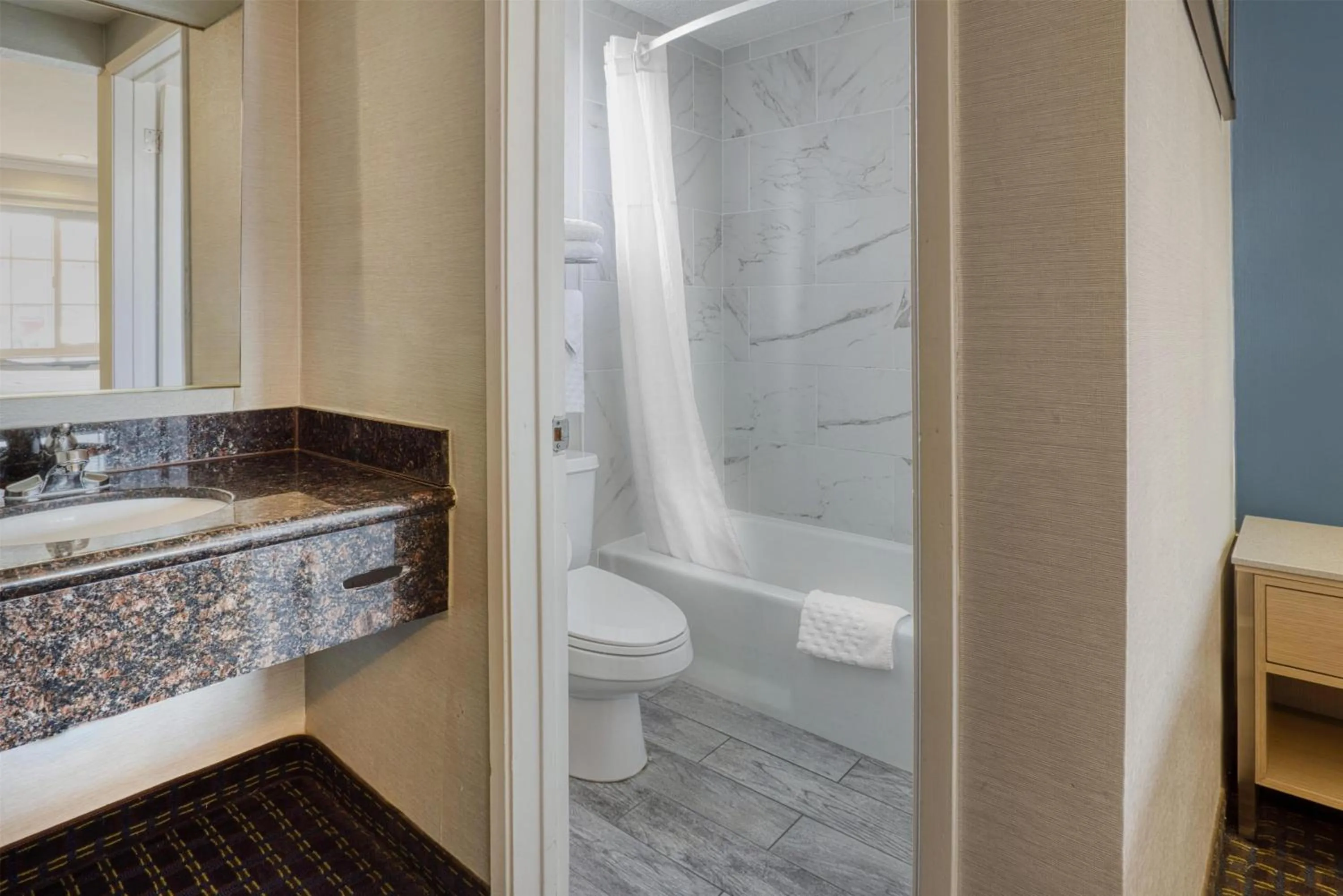 Bathroom in SureStay Hotel by Best Western San Rafael