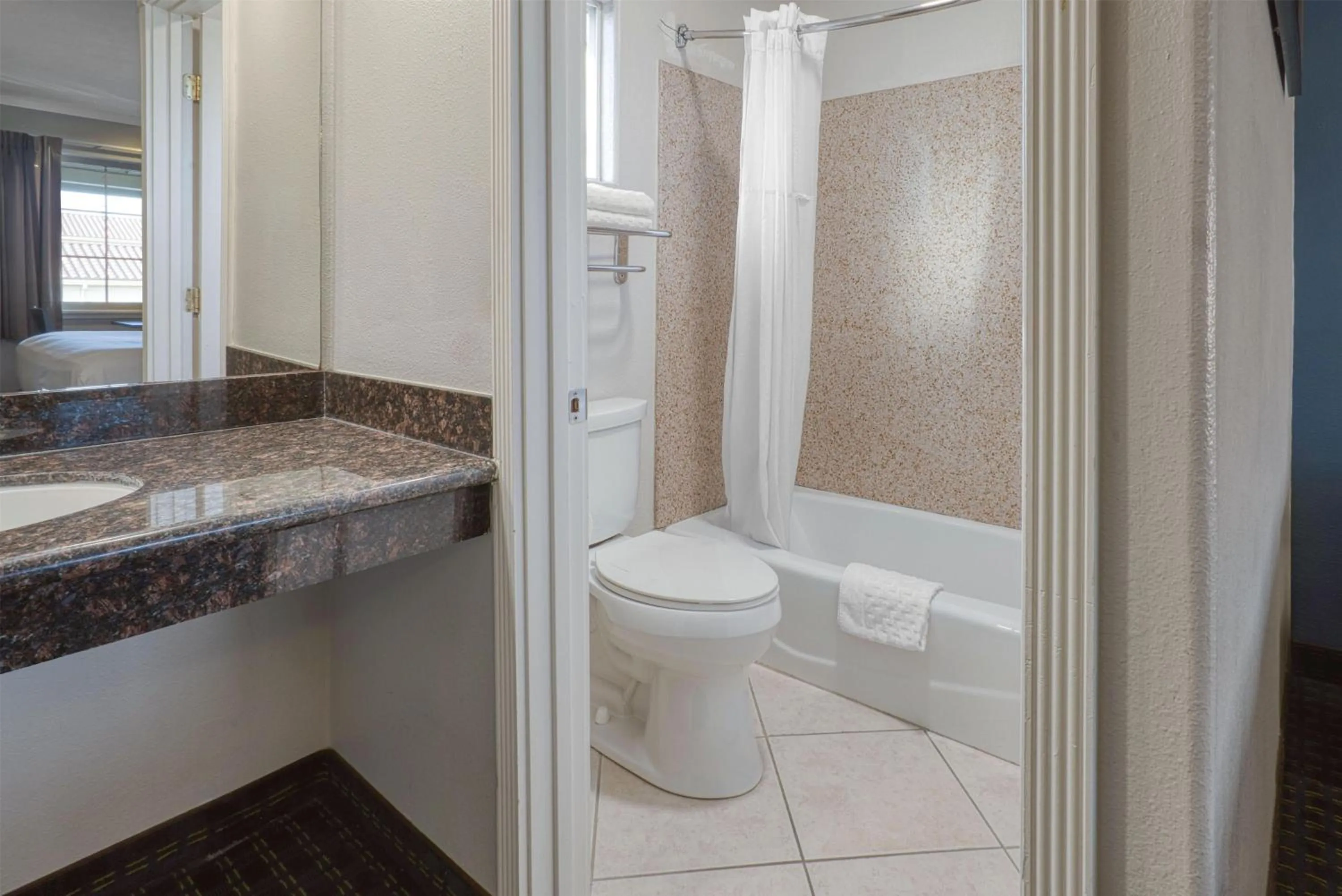 Bathroom in SureStay Hotel by Best Western San Rafael