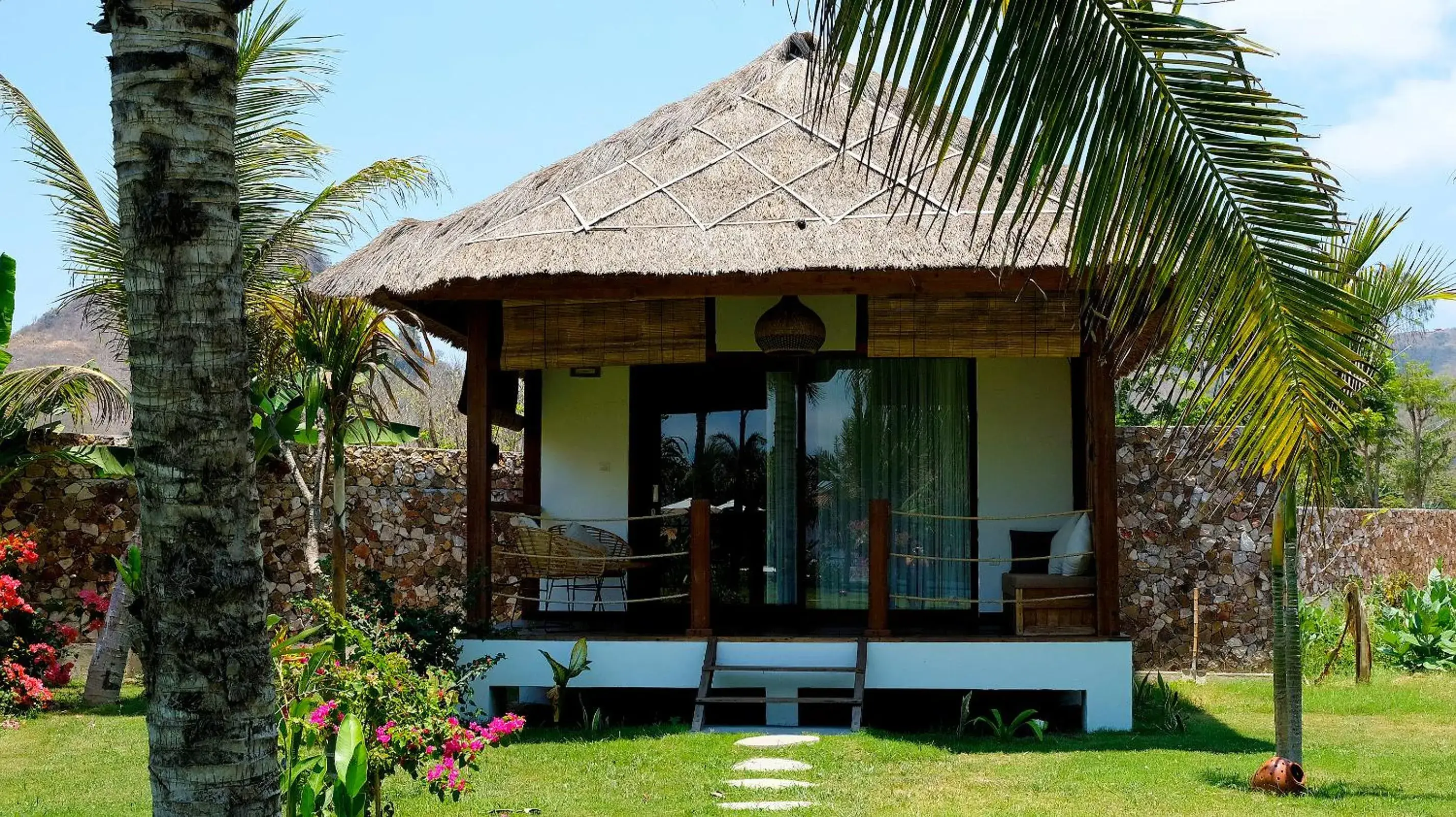 Traditional Bungalow with Ocean View in Segara Lombok Beach Resort Traditional Bungalow with Ocean View in Segara Lombok Beach Resort