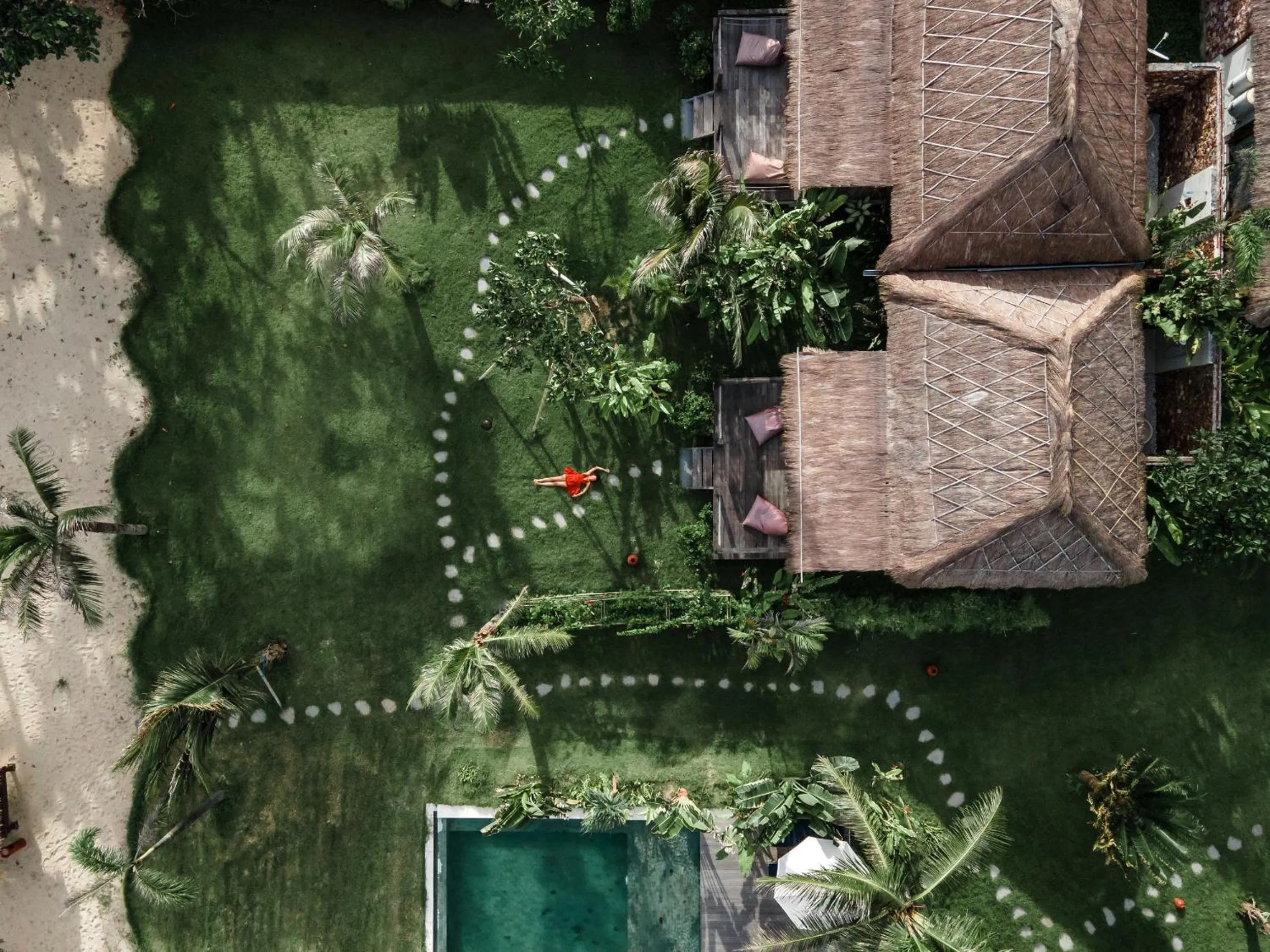 Bird's eye view in Segara Lombok Beach Resort
