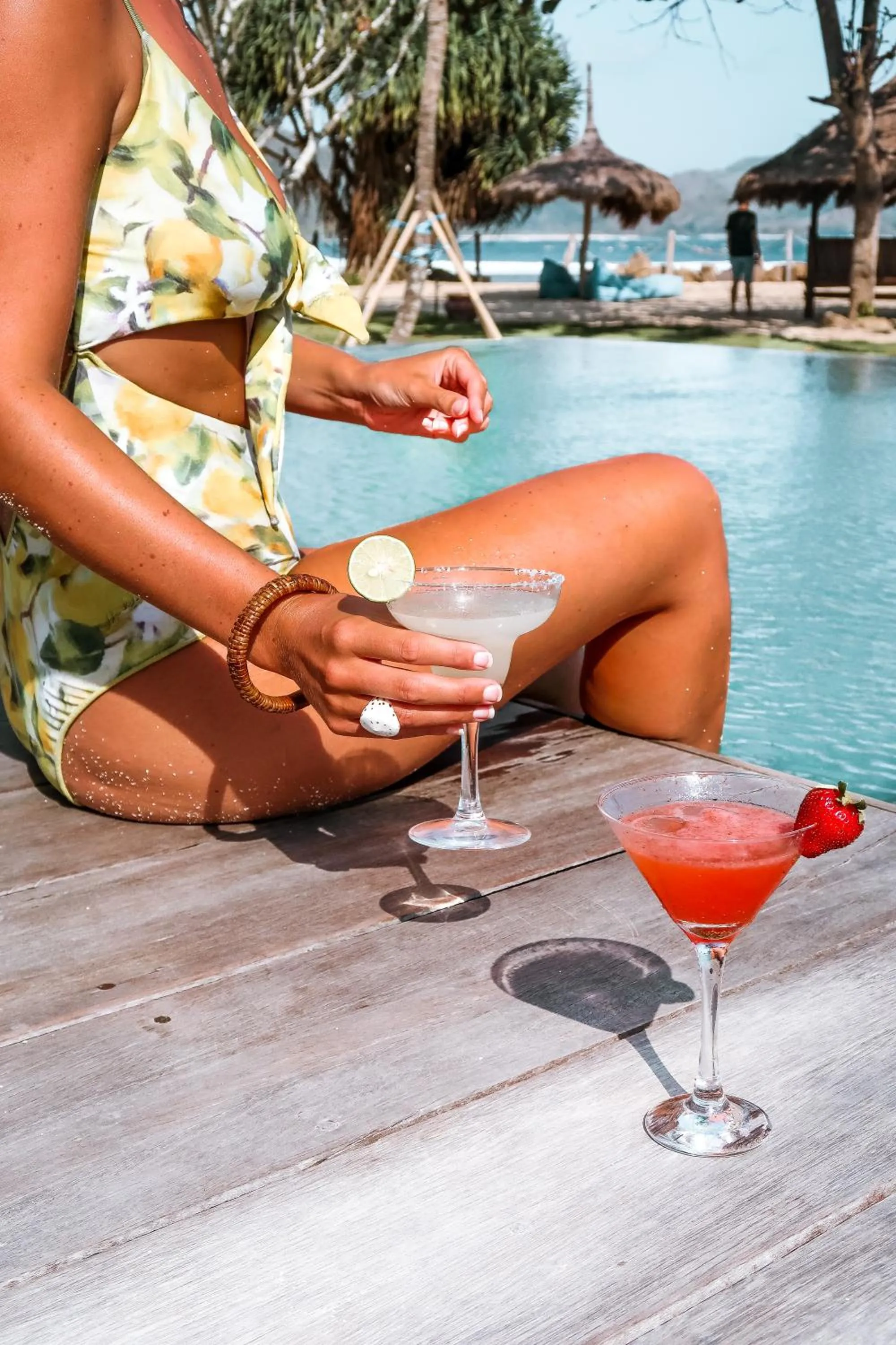 Guests in Segara Lombok Beach Resort