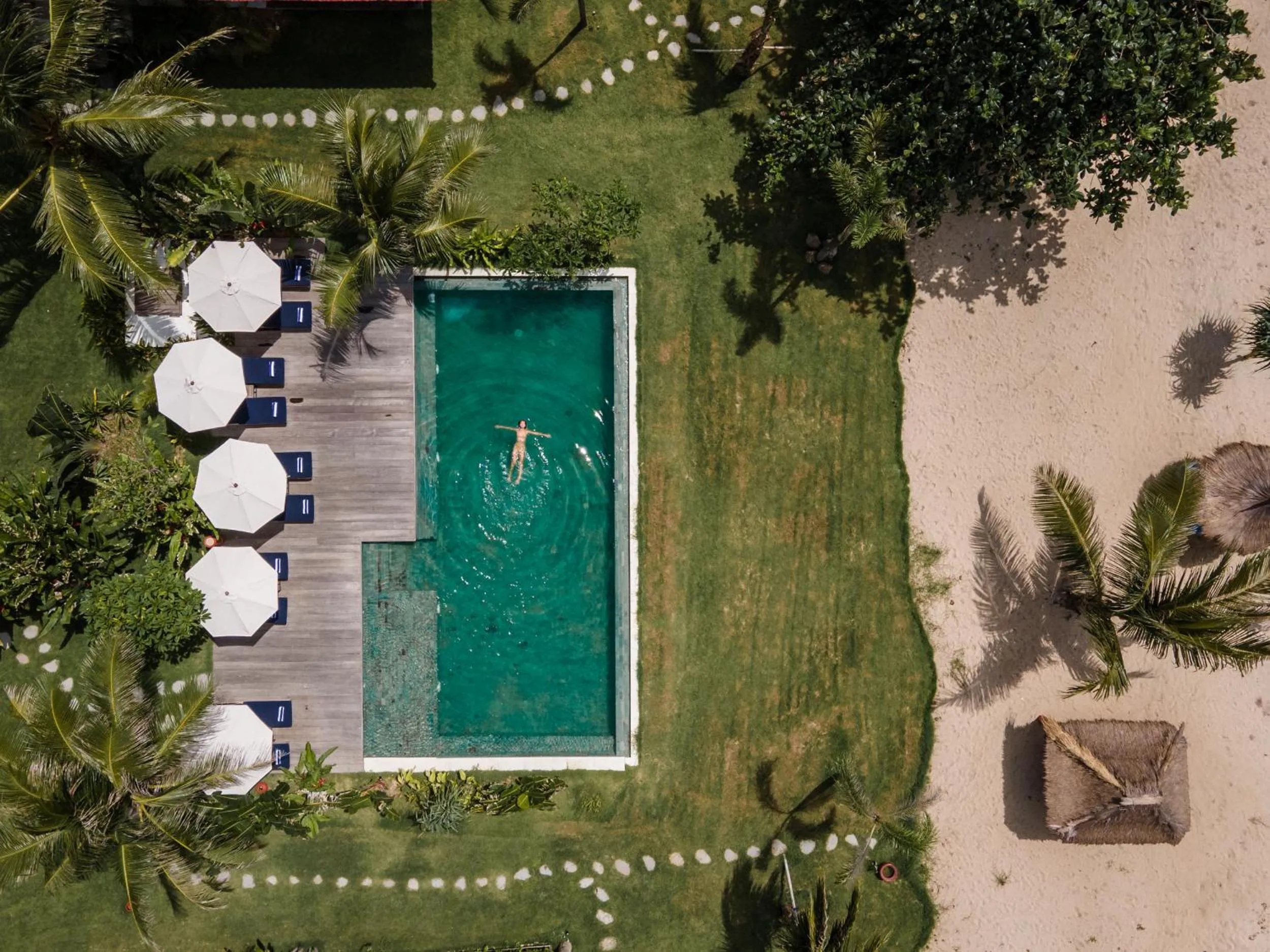 Bird's eye view in Segara Lombok Beach Resort