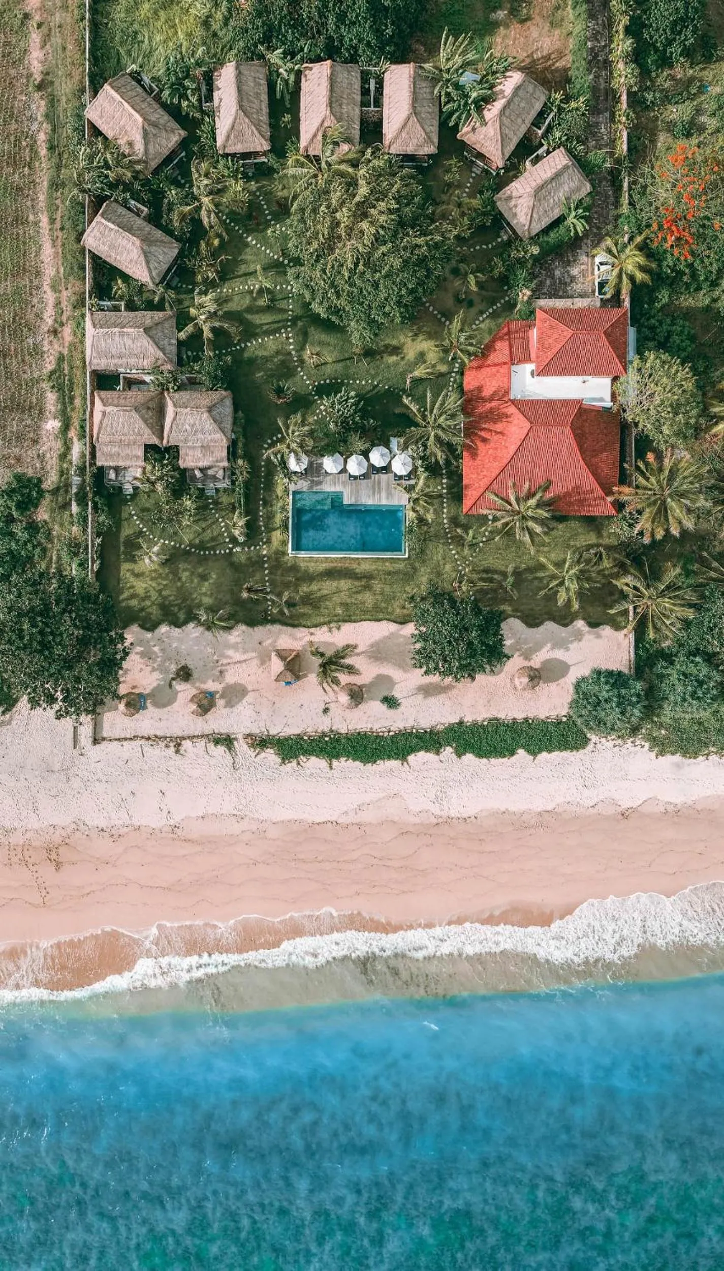 Bird's eye view in Segara Lombok Beach Resort