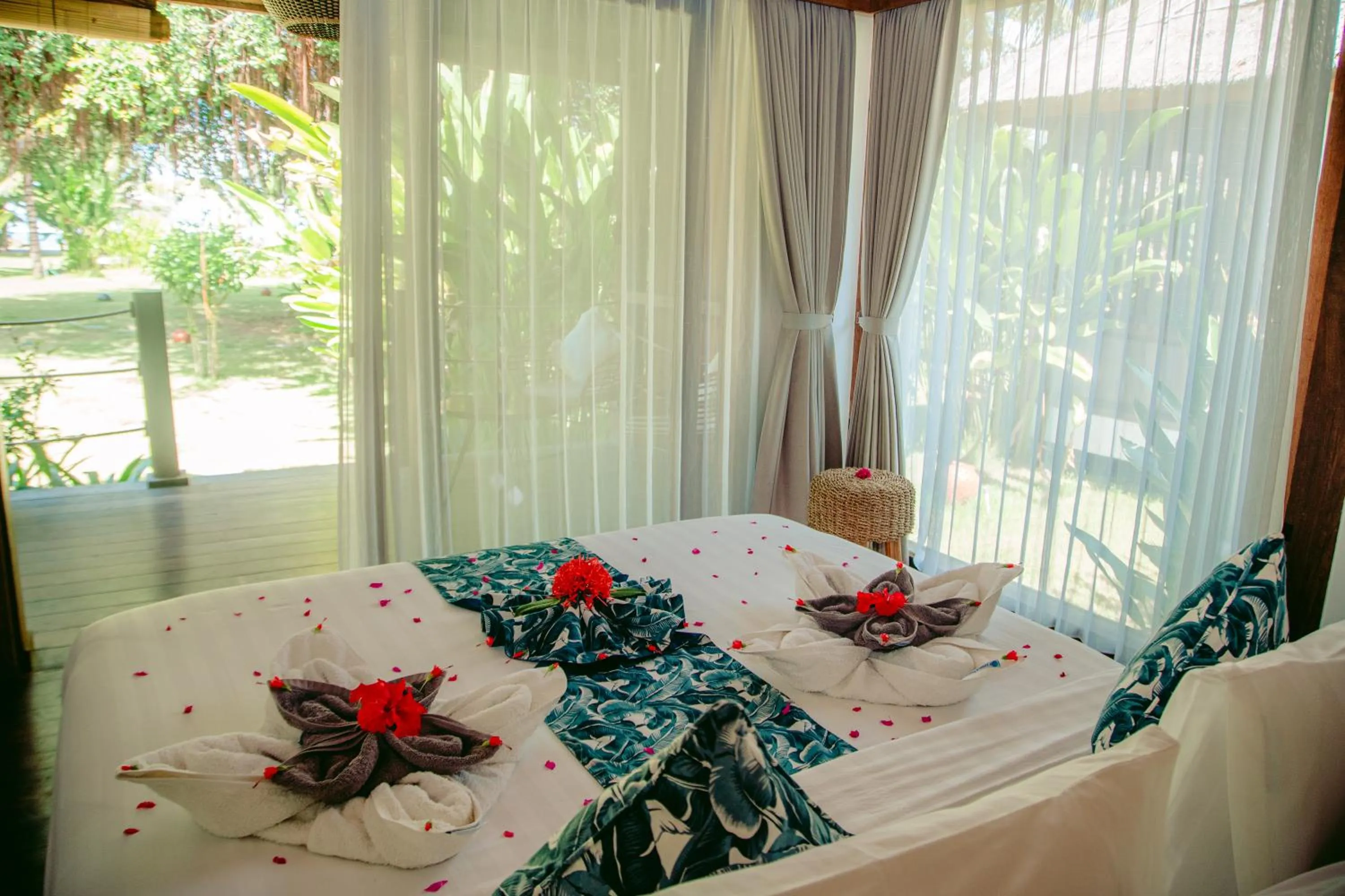 Bedroom, Bed in Segara Lombok Beach Resort