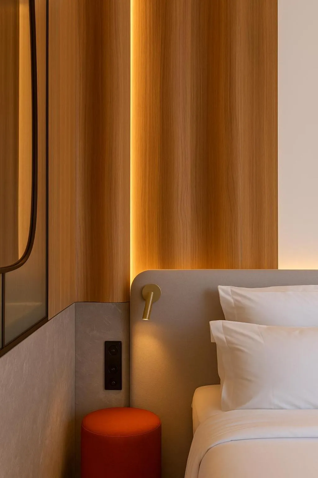 Bed in Golden Tulip Avignon Le Paradou