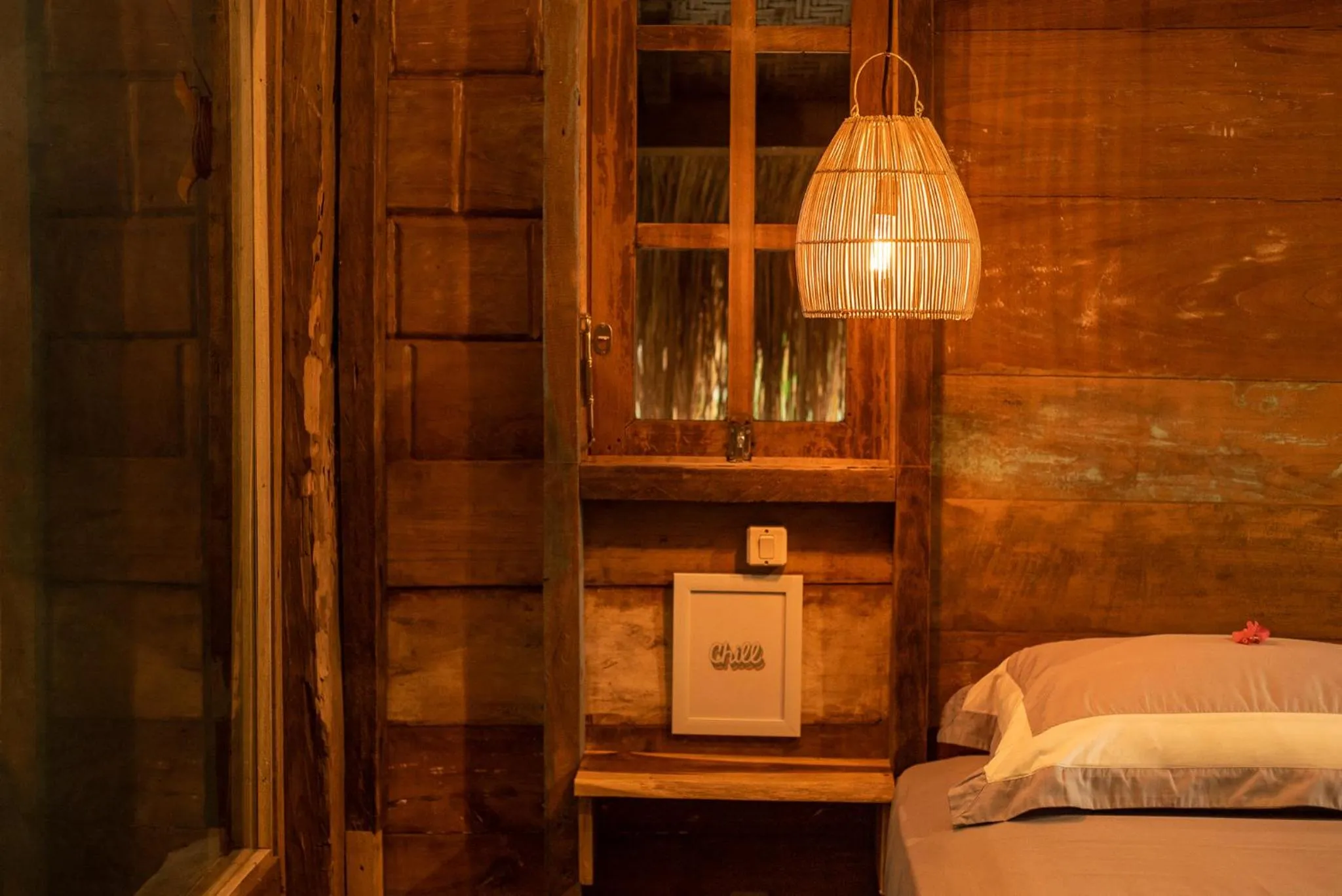 Bed in Musa Villas and Bungalows Gili Air