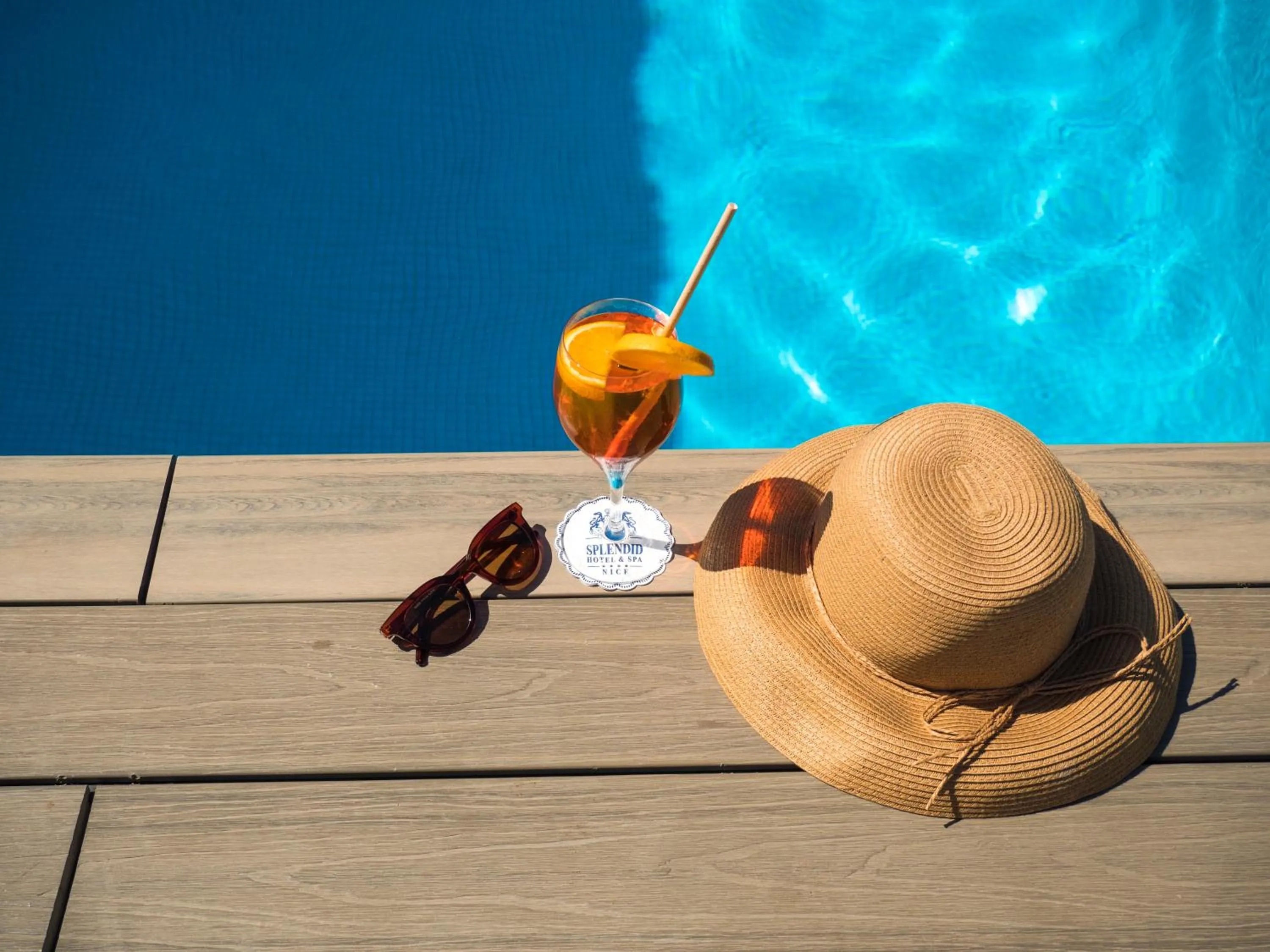 Pool view in Splendid Hotel & Spa Nice