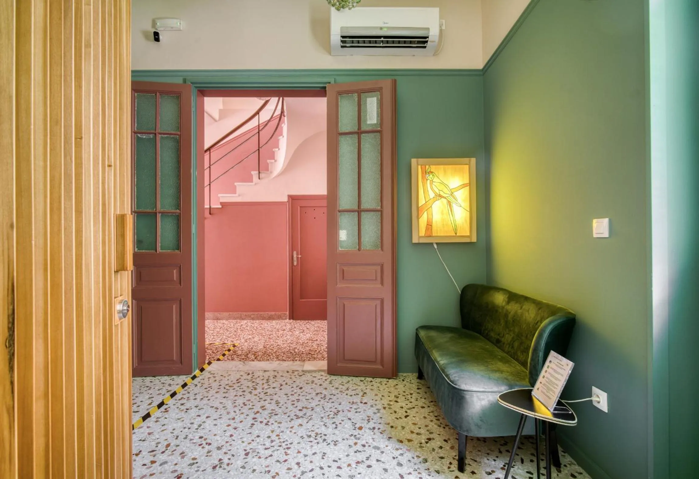 Lobby or reception, Bed in KERAMOS Athens