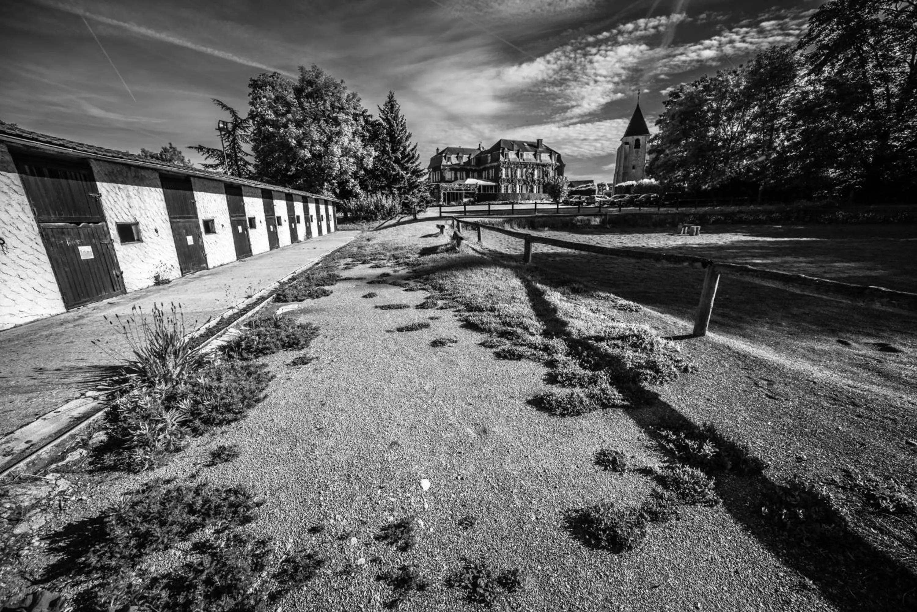 Natural landscape in Château de Sancy