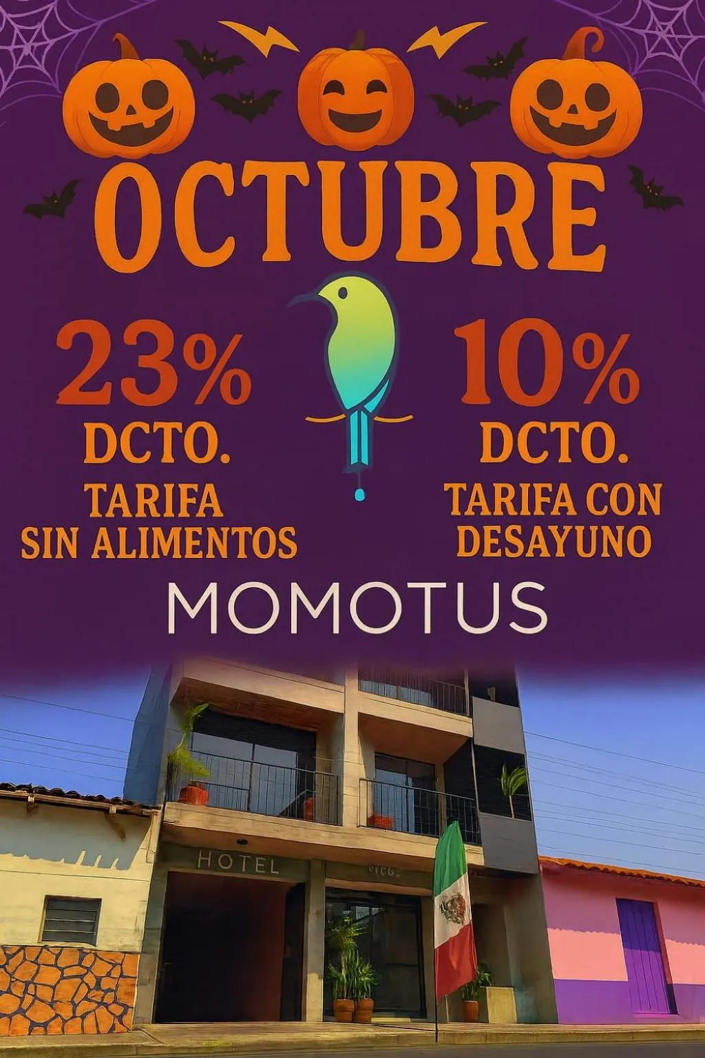 Property building in Hotel Momotus Tuxtla - Desayuno opcional