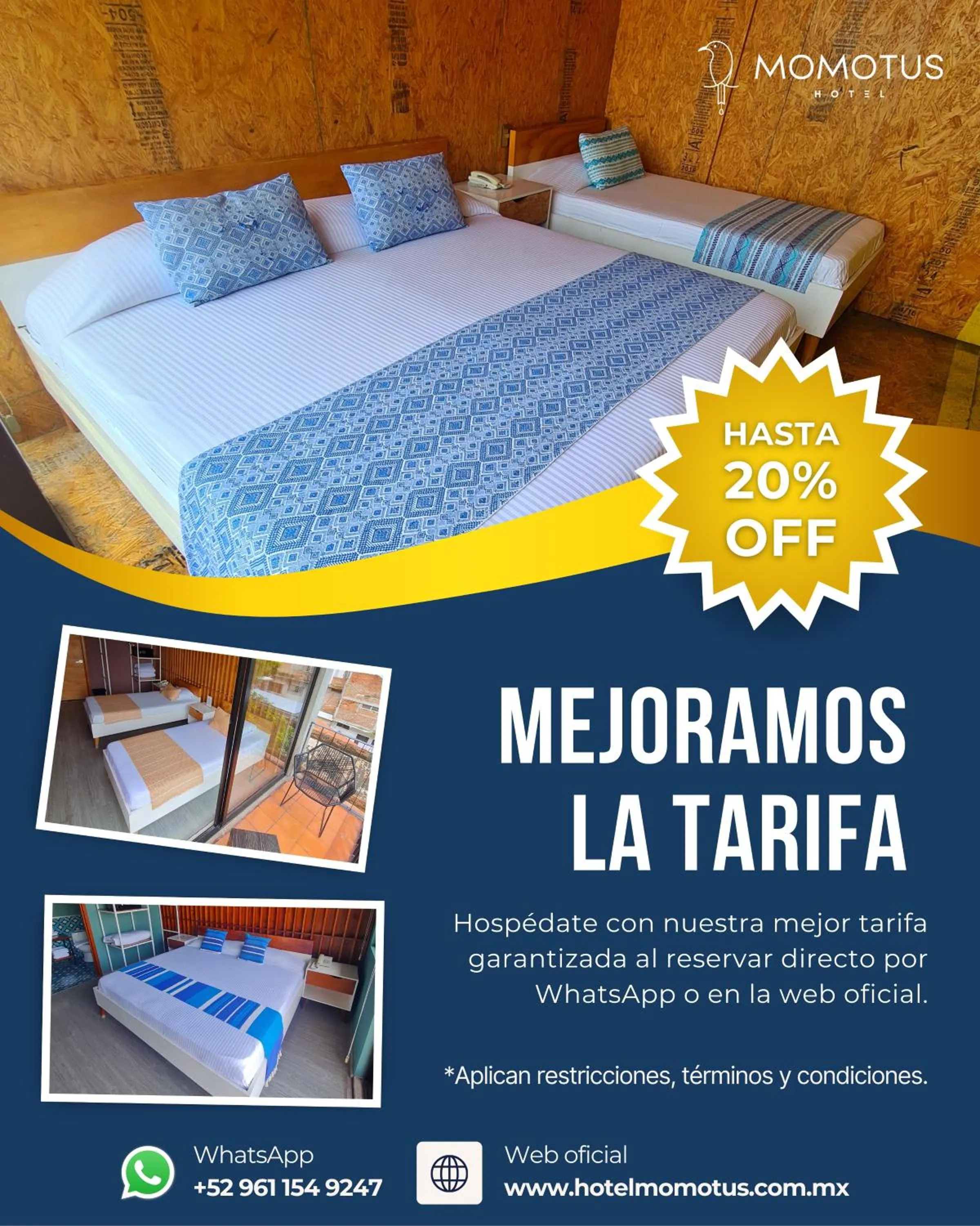 Photo of the whole room, Bed in Hotel Momotus Tuxtla, en el centro - Acceso autónomo