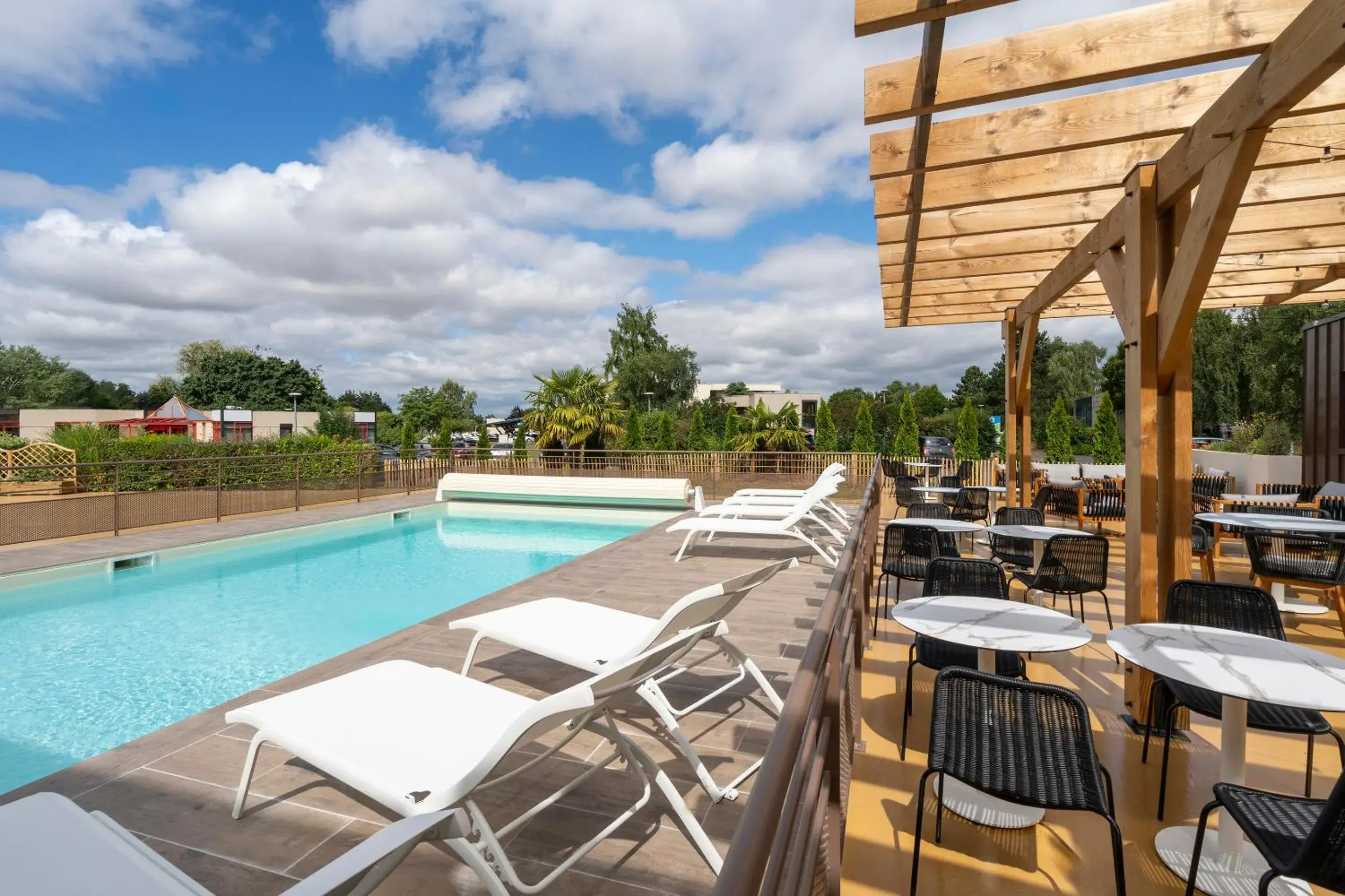 Swimming pool in Sure Hotel by Best Western Caen Memorial Swimming pool in Sure Hotel by Best Western Caen Memorial