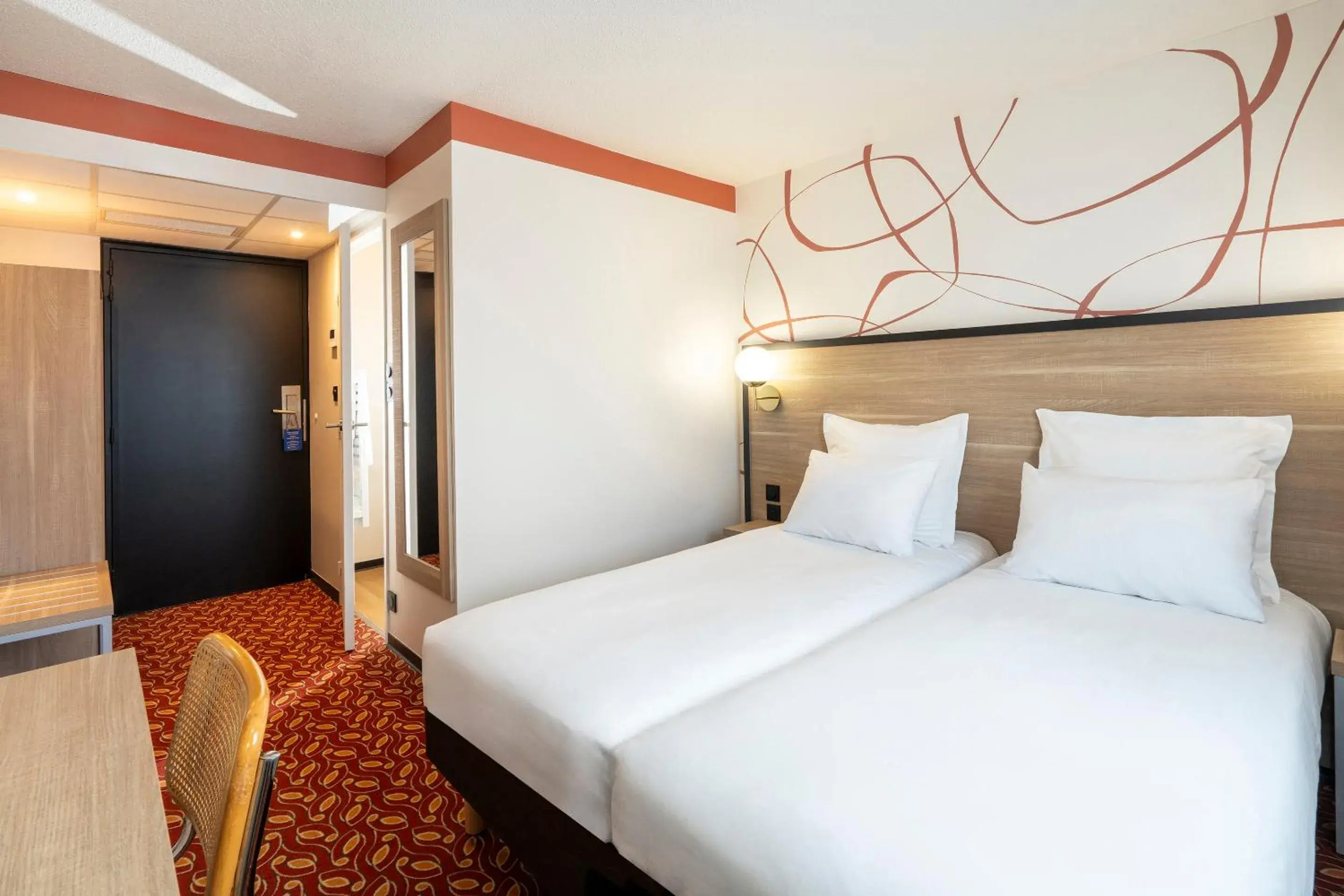 Bedroom, Bed in Sure Hotel by Best Western Caen Memorial Bedroom, Bed in Sure Hotel by Best Western Caen Memorial