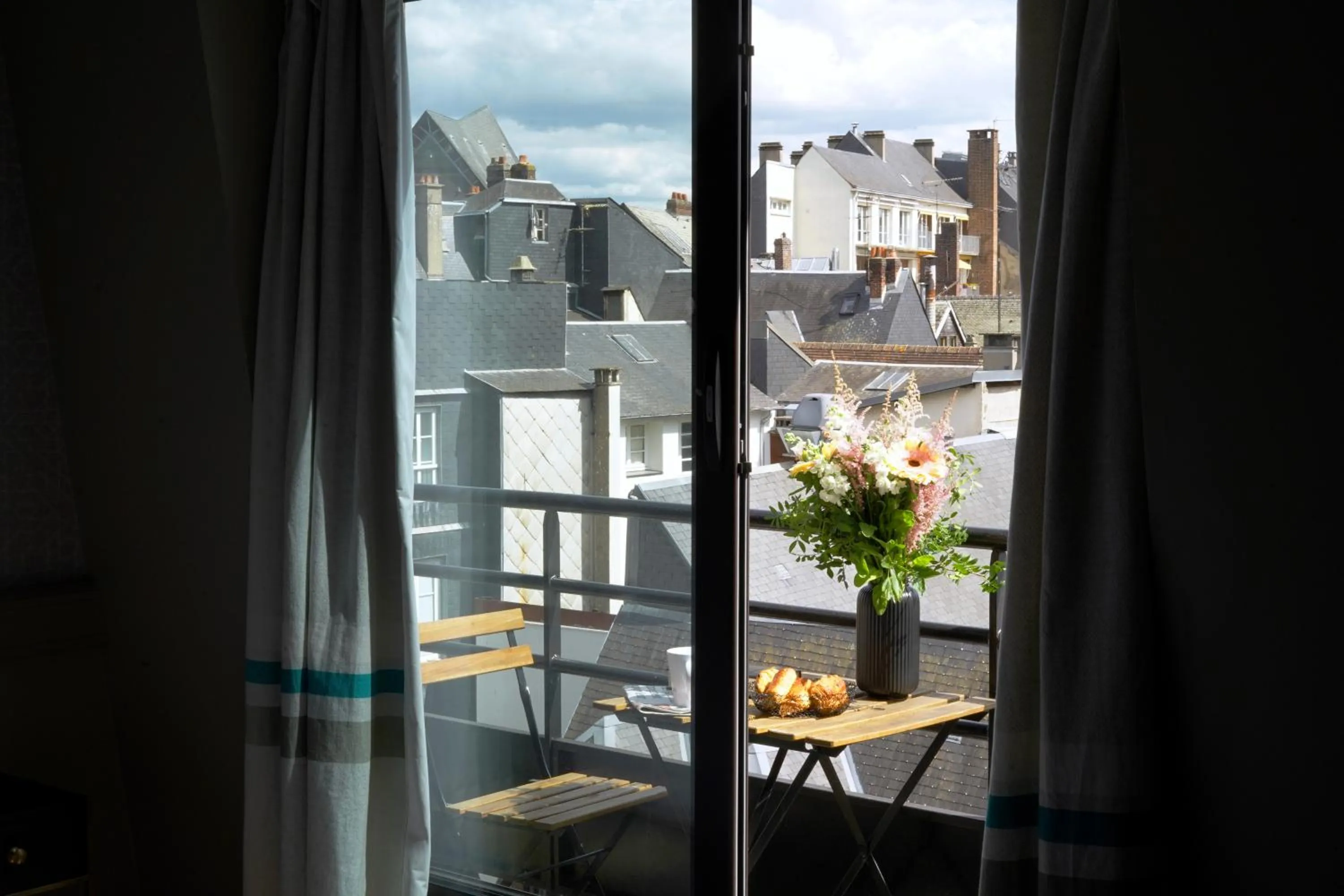 Balcony/Terrace in Hôtel Littéraire Gustave Flaubert, BW Signature Collection