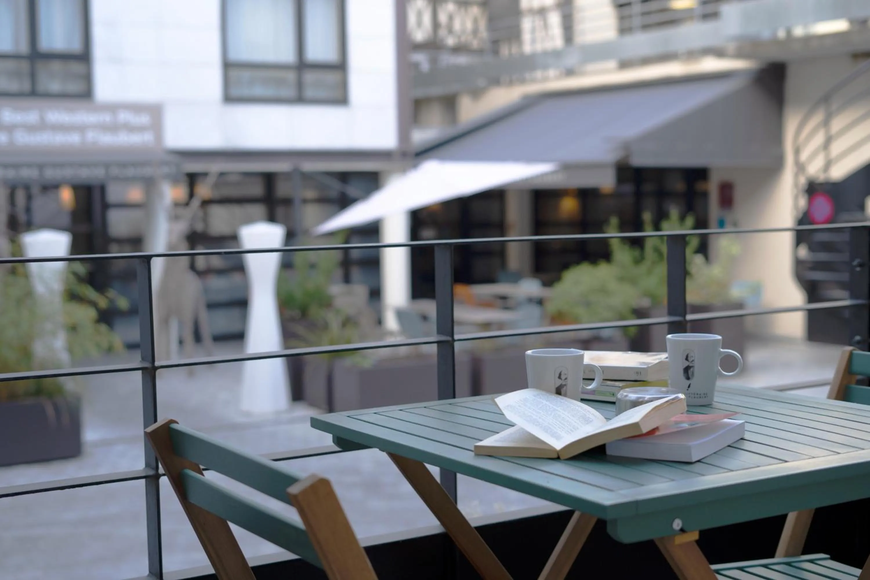 Patio in Hôtel Littéraire Gustave Flaubert, BW Signature Collection