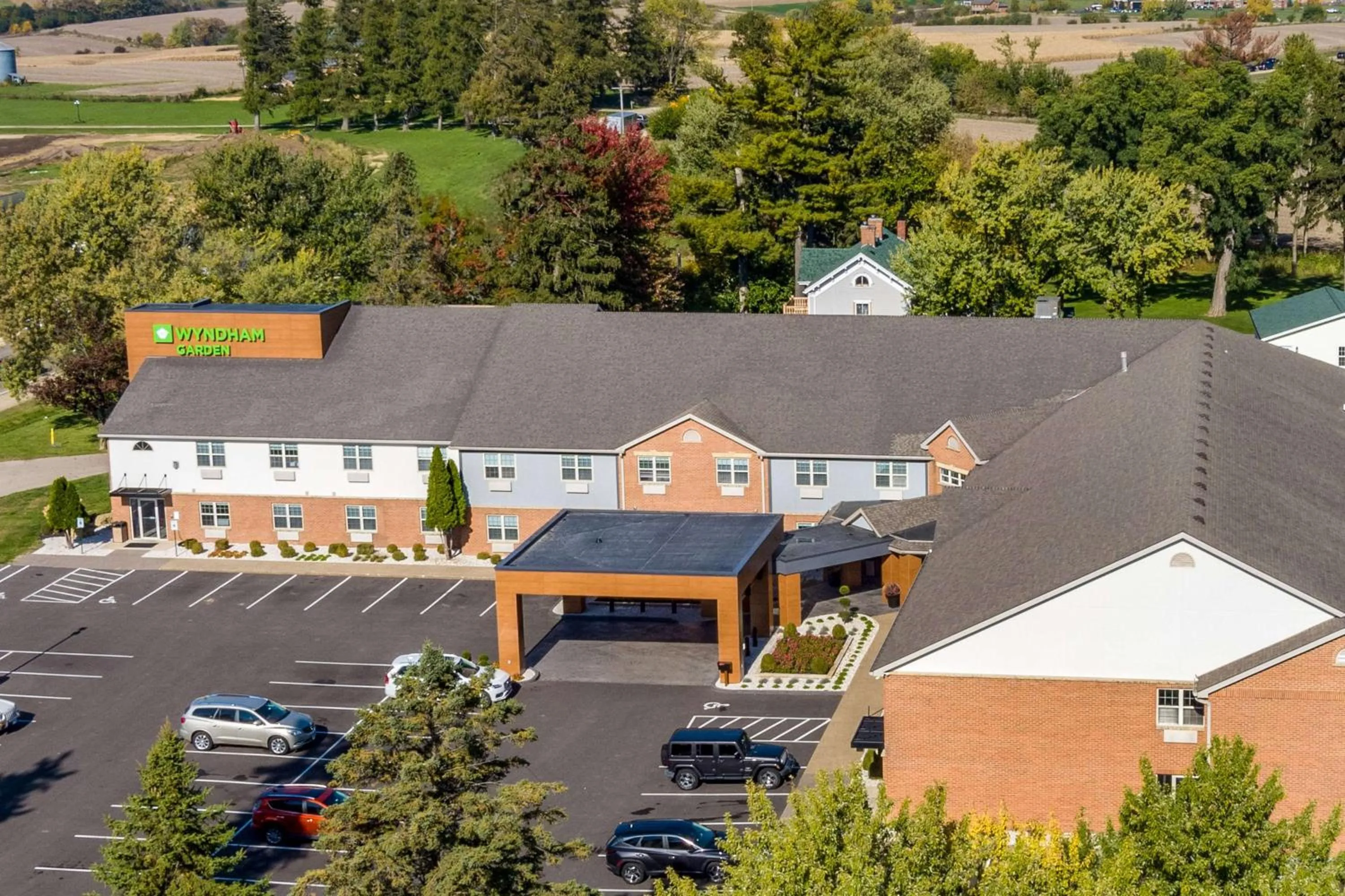 Property building in Wyndham Garden Galena Hotel & Day Spa